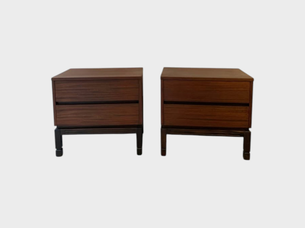 Mid Century Danske Mobler Bedside Tables - Pair