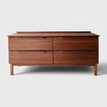 Mid-Century Modern Walnut Lowboy Sideboard