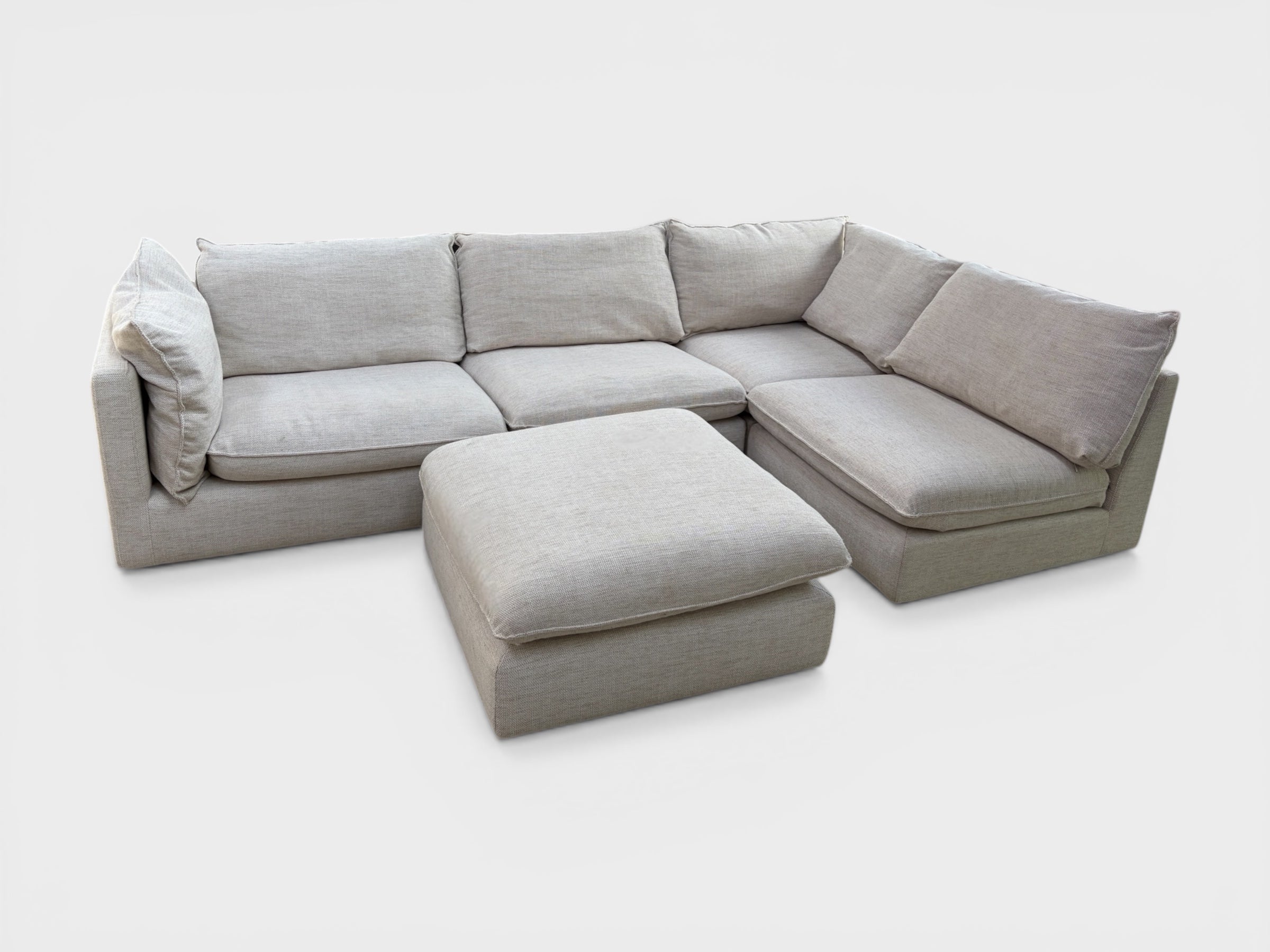 Freedom Sorrento 5-Piece Modular Couch - Alpha Natural