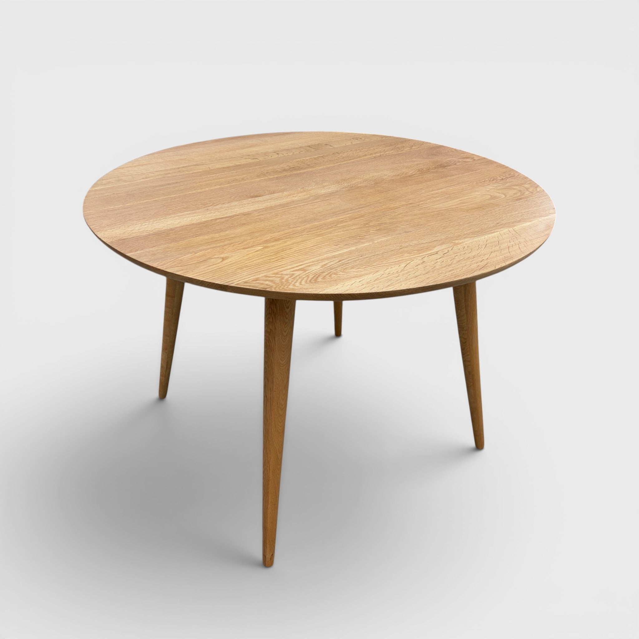 Citta Radial Round Dining Table Oak