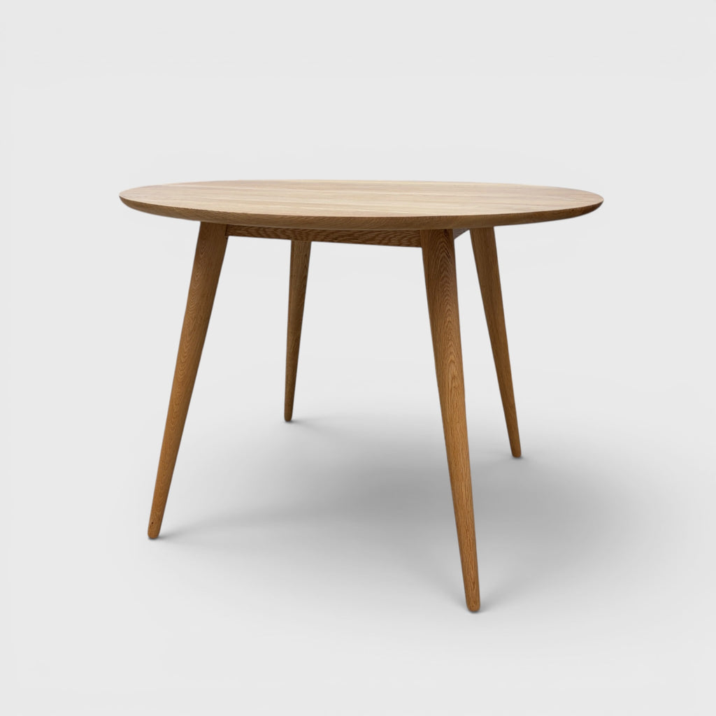 Citta Radial Round Dining Table Oak