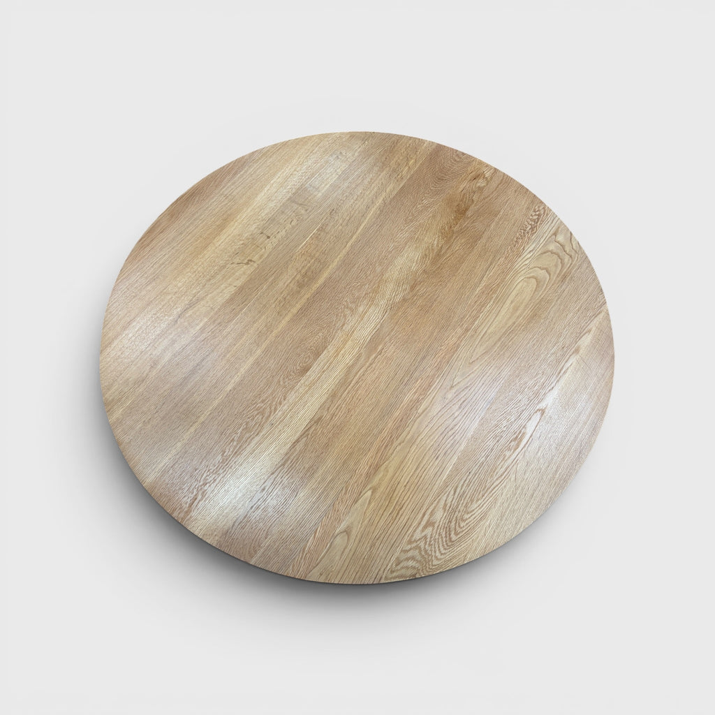 Citta Radial Round Dining Table Oak