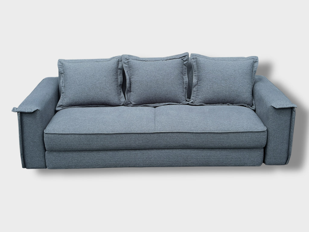 Ecosa Sydney 3.5 Seater Indigo (King) Couch/Sofa Bed