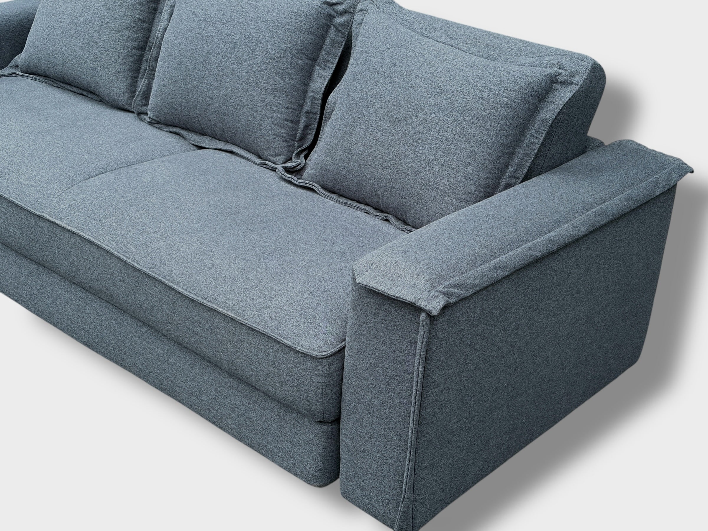 Ecosa Sydney 3.5 Seater Indigo (King) Couch/Sofa Bed