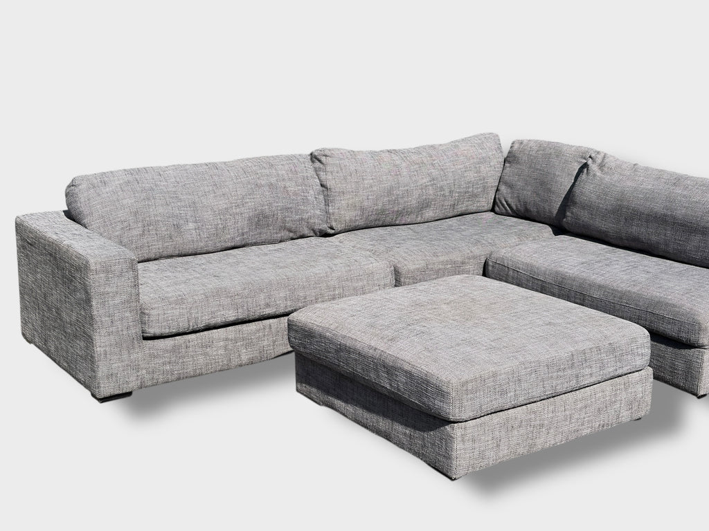 Freedom Aspect Modular Couch with Ottoman - Grey