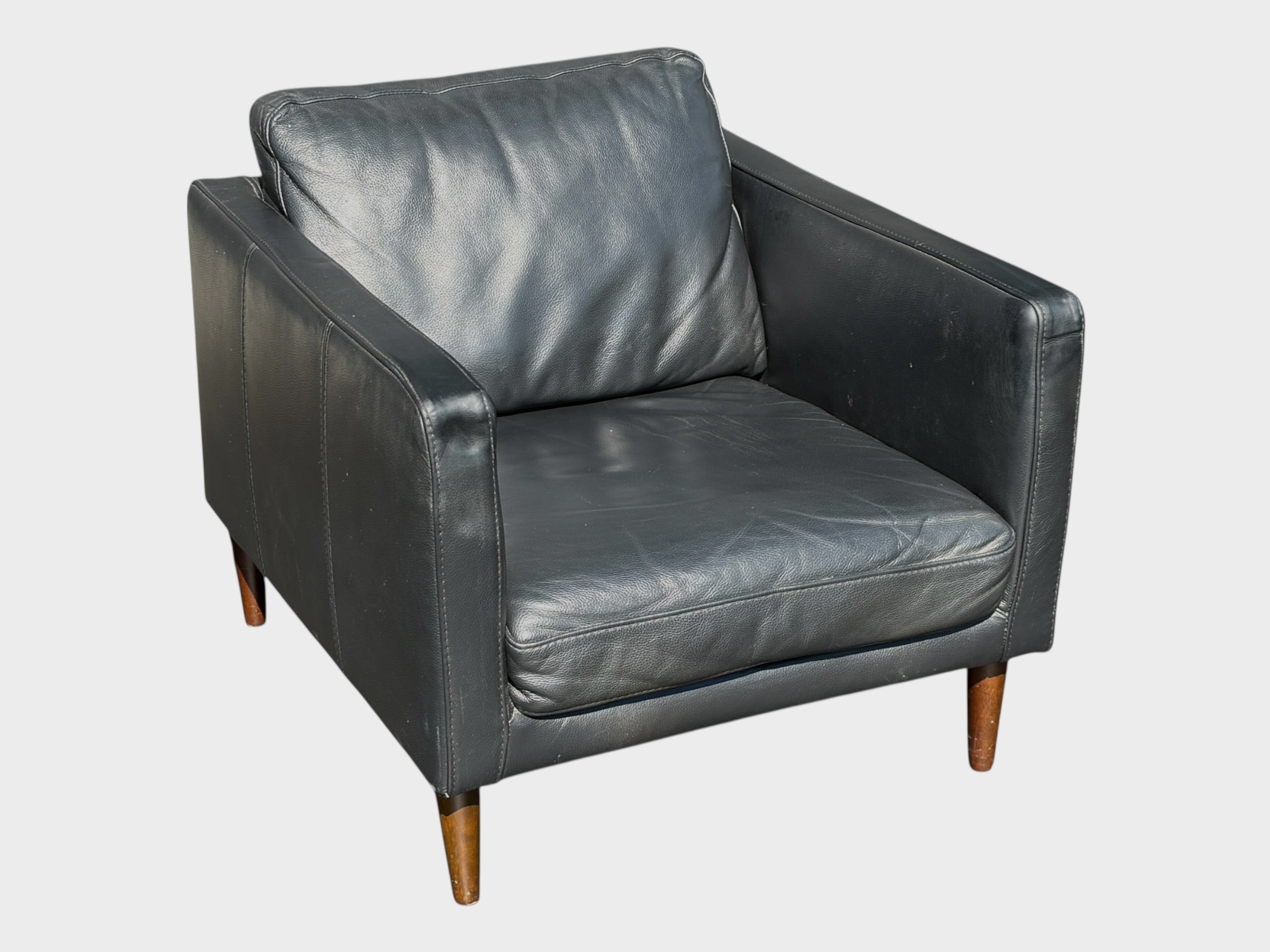 Freedom Docklands Black Leather - Single Seater
