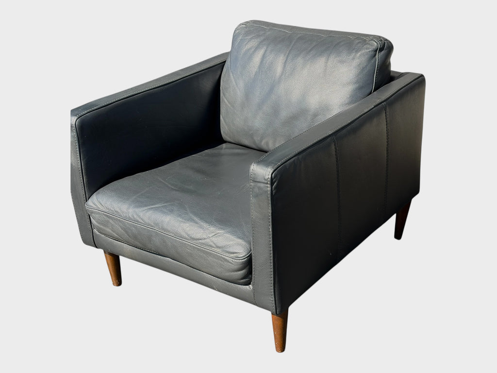 Freedom Docklands Black Leather - Single Seater