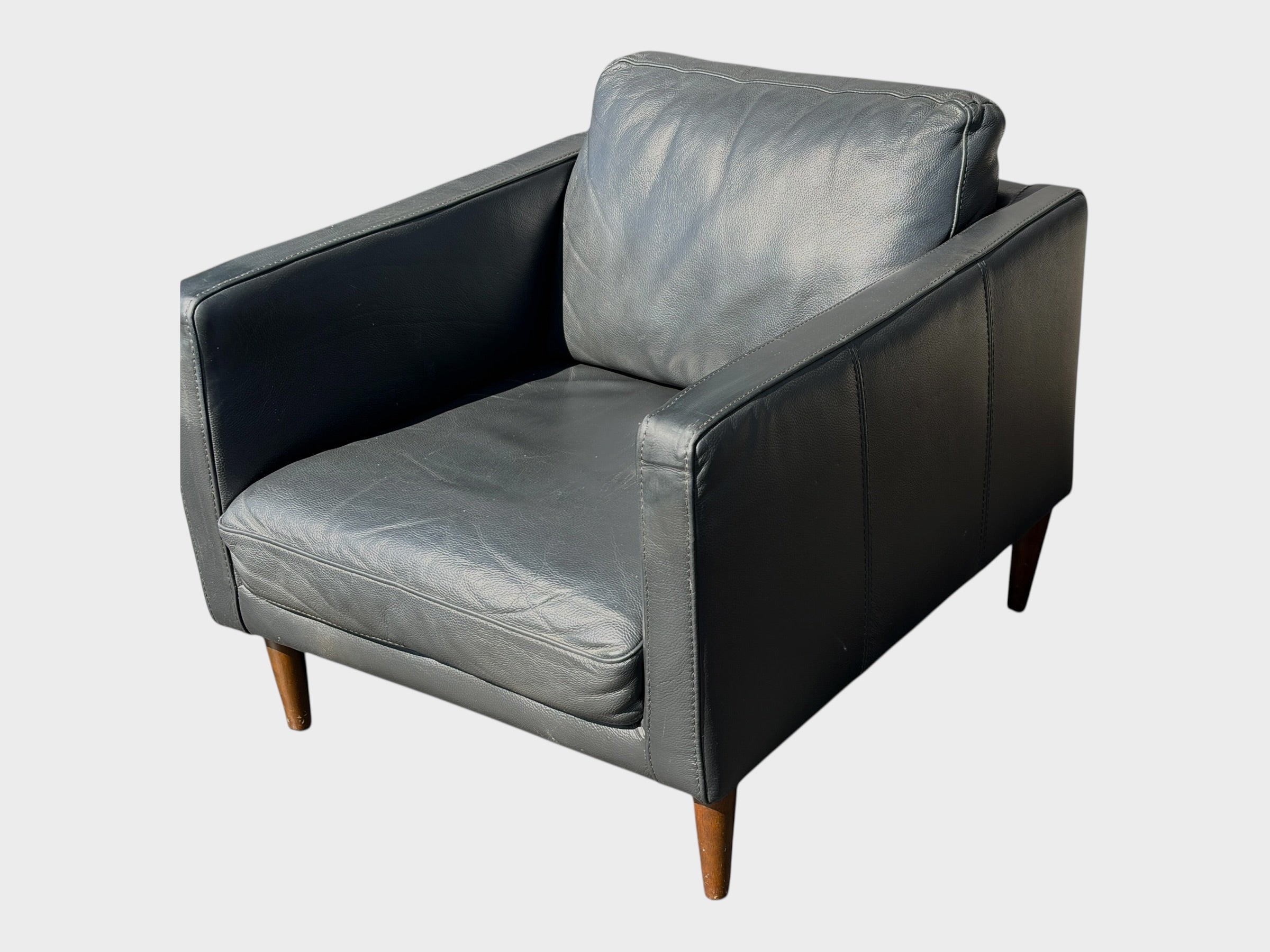 Freedom Docklands Black Leather - Single Seater