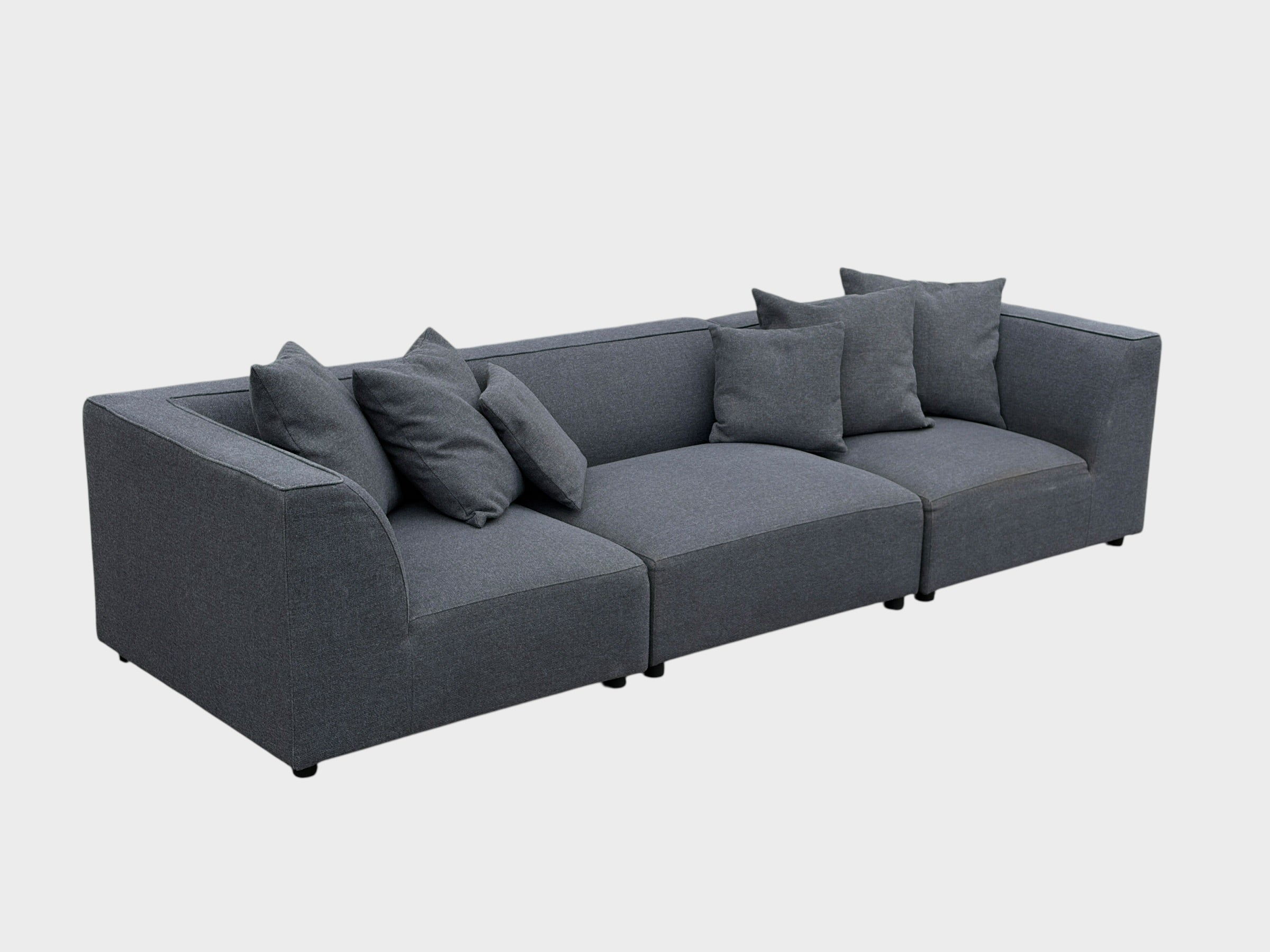 Nood Sabine Modular Sofa Charcoal - 3pc