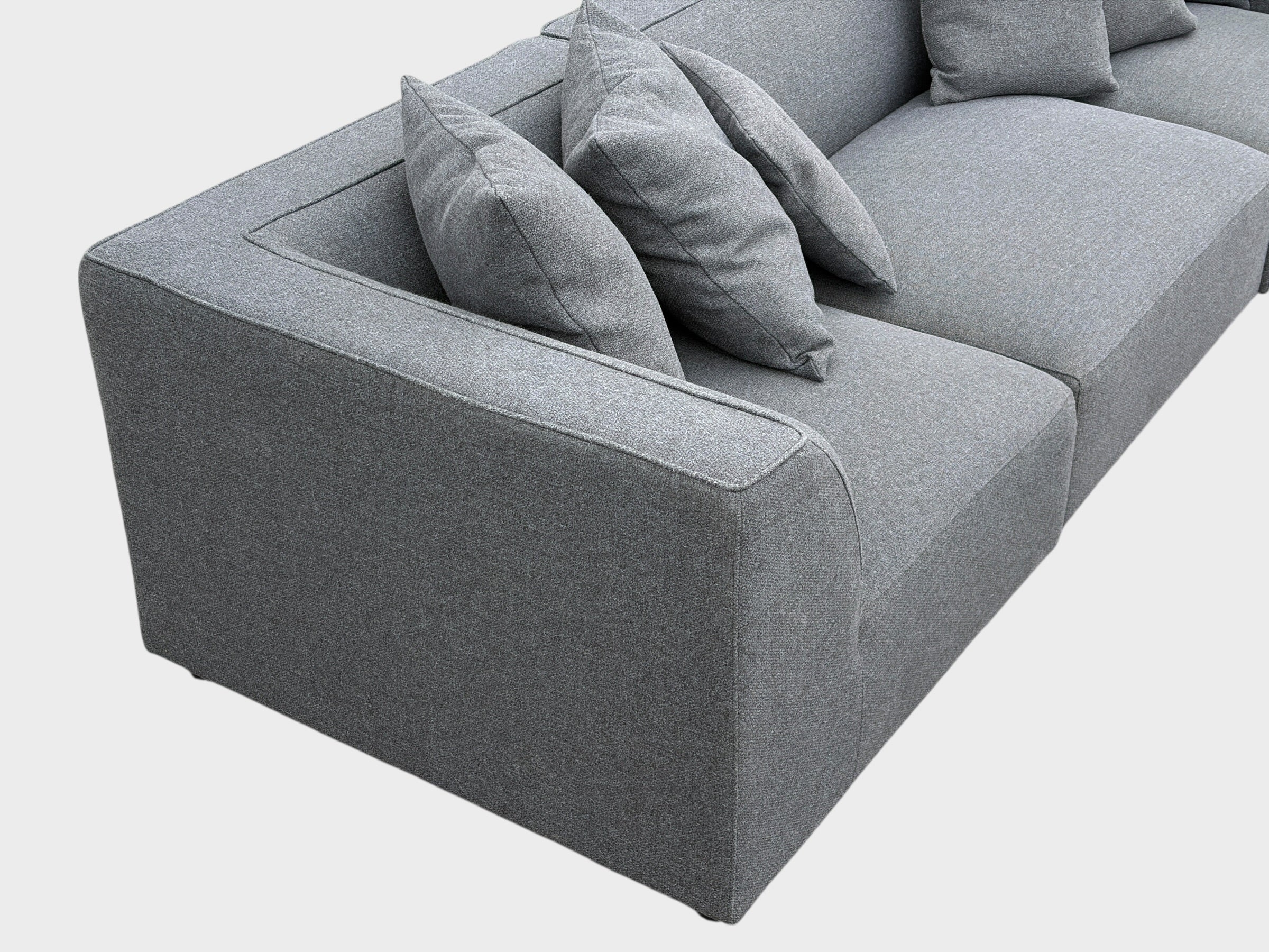Nood Sabine Modular Sofa Charcoal - 3pc