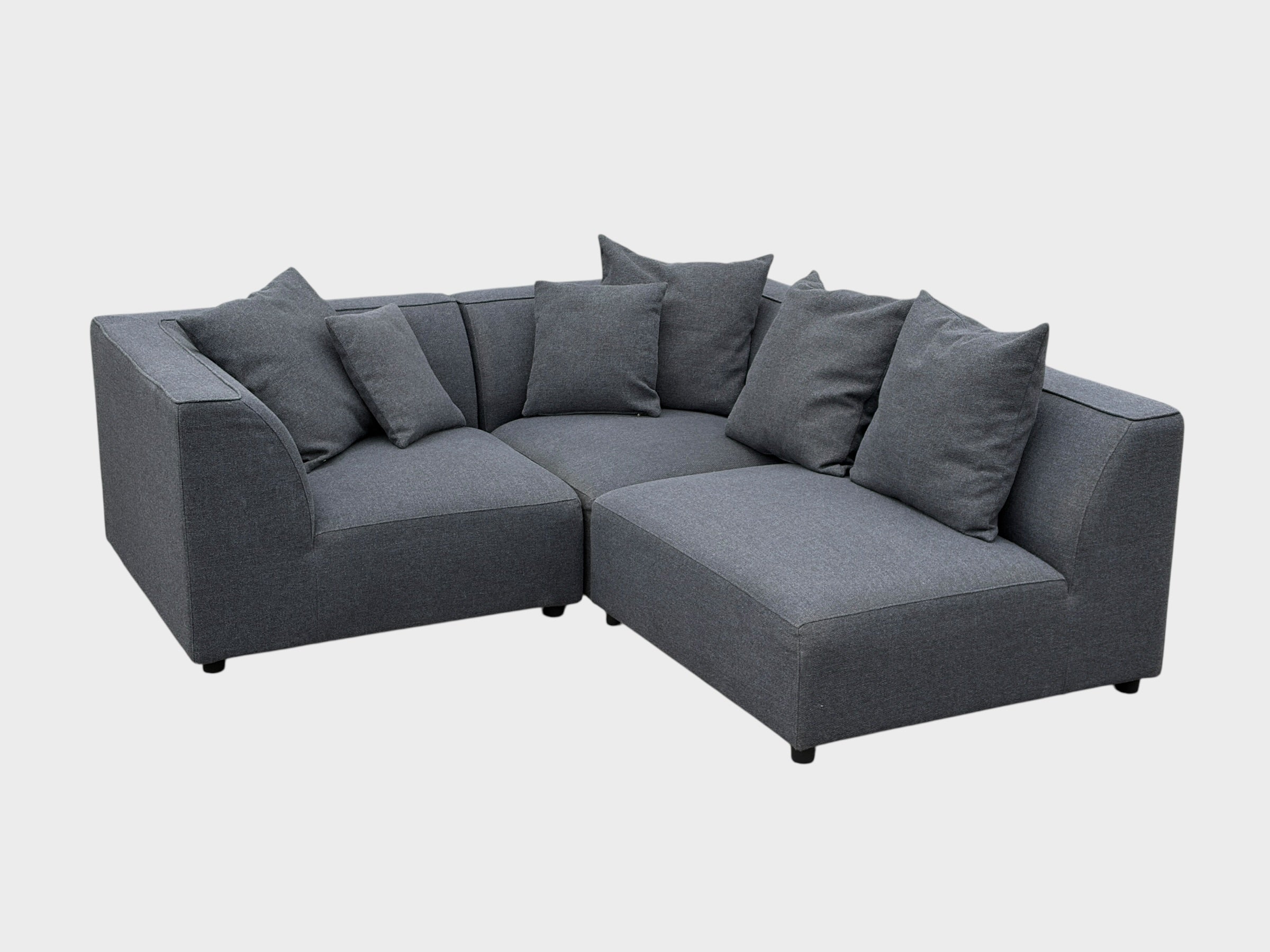 Nood Sabine Modular Sofa Charcoal - 3pc