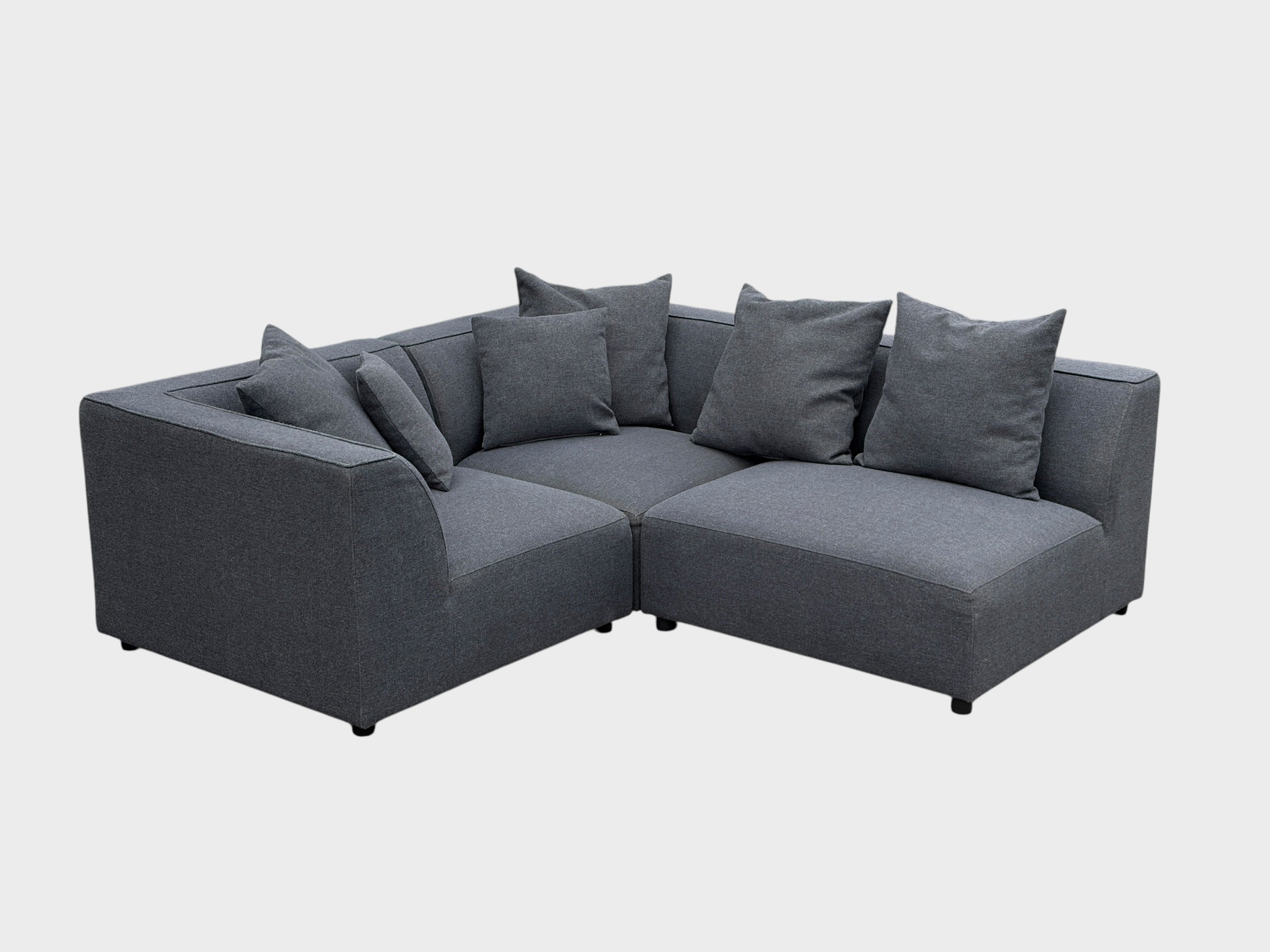 Nood Sabine Modular Sofa Charcoal - 3pc