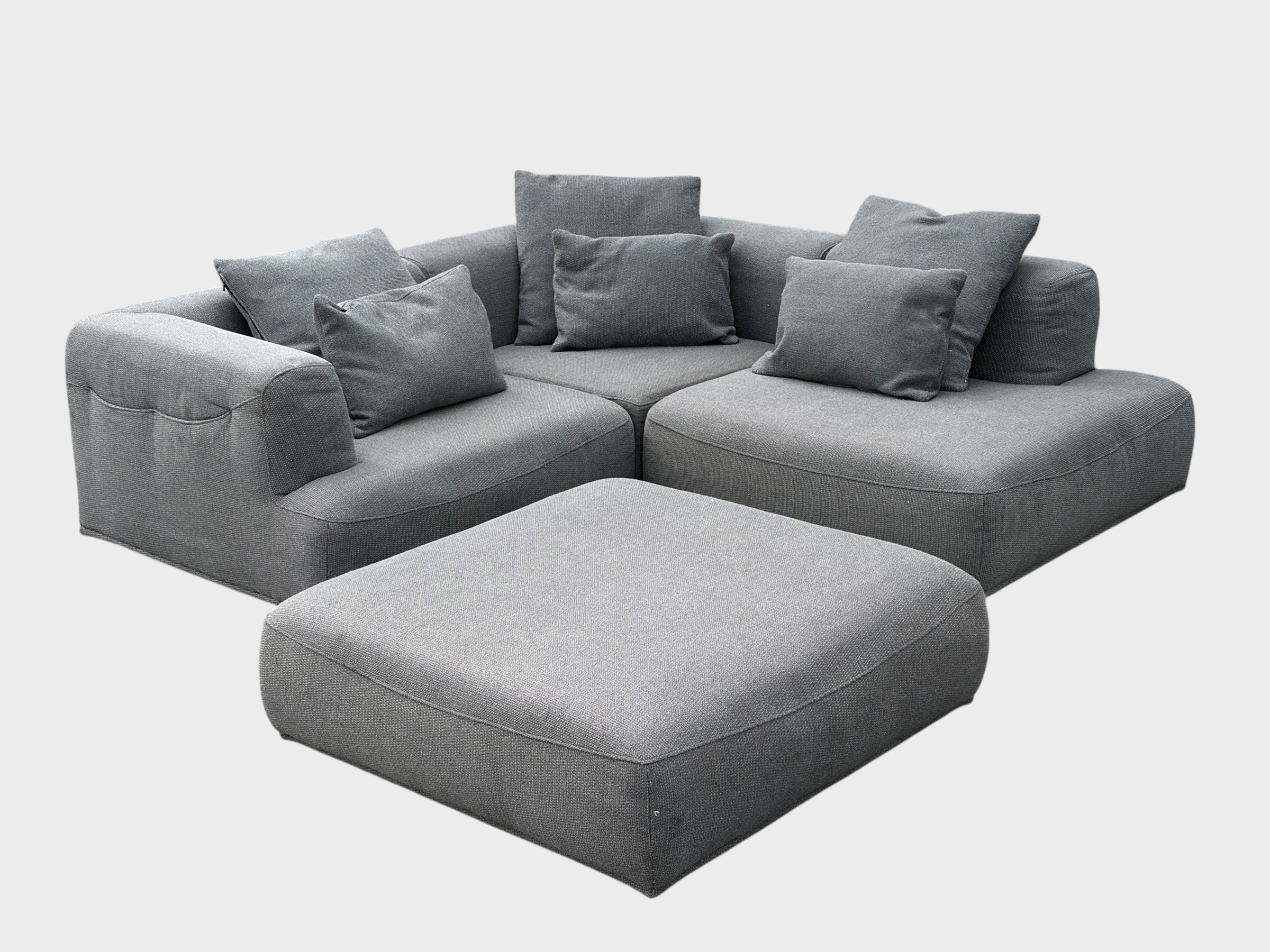 Nood Sabine Modular Sofa Grey - 4PC
