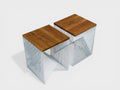 A&C Homestore Bedside Tables 2x