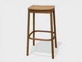 Citta Oak Radial Stool High