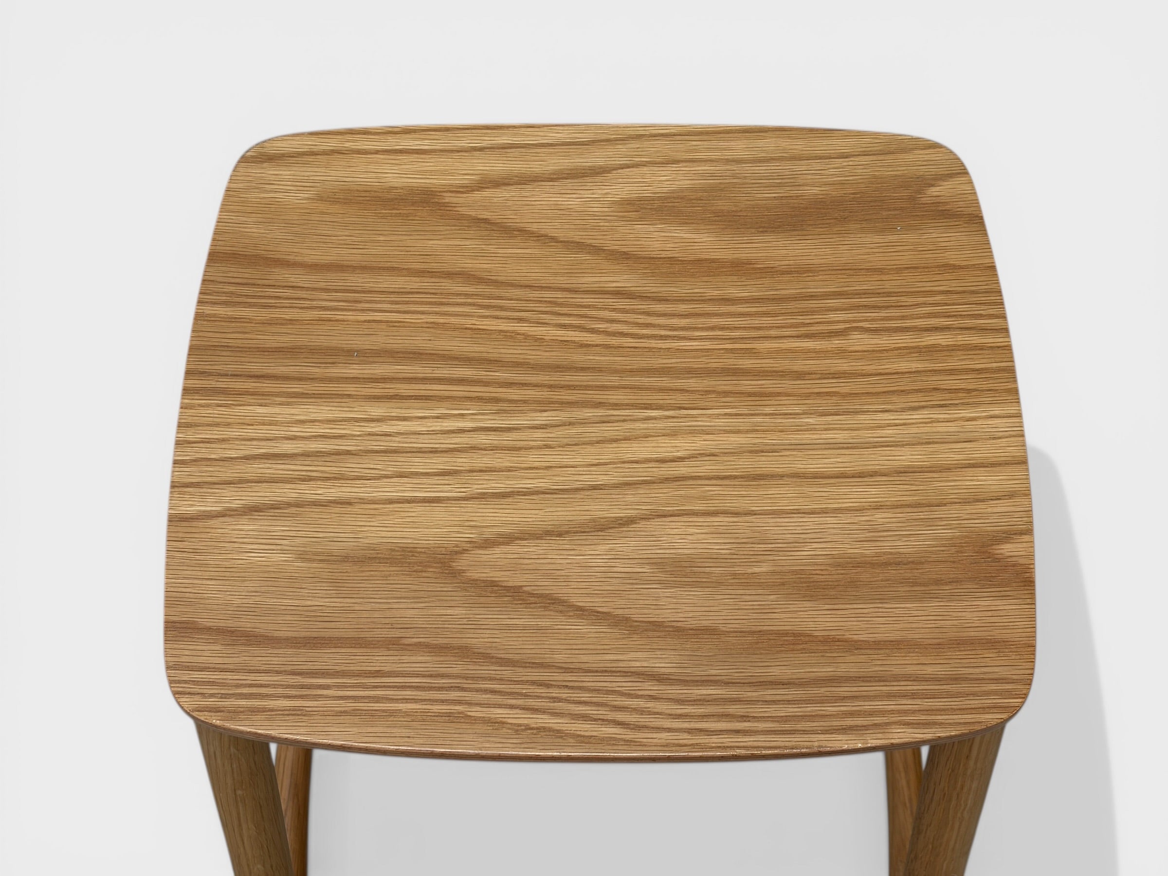Citta Oak Radial Stool High