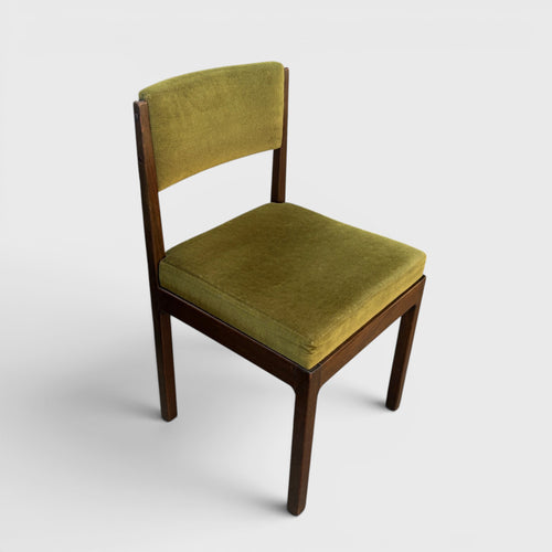 Mid Century Modern Dining Chair - Green Velvet
