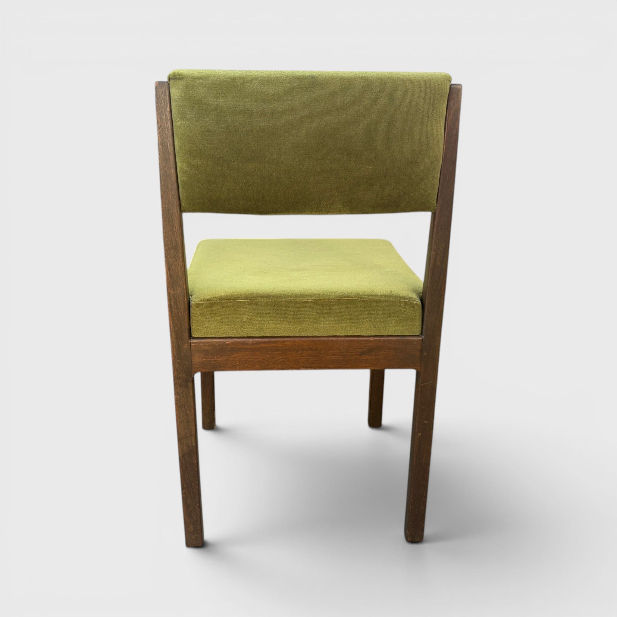 Mid Century Modern Dining Chair - Green Velvet