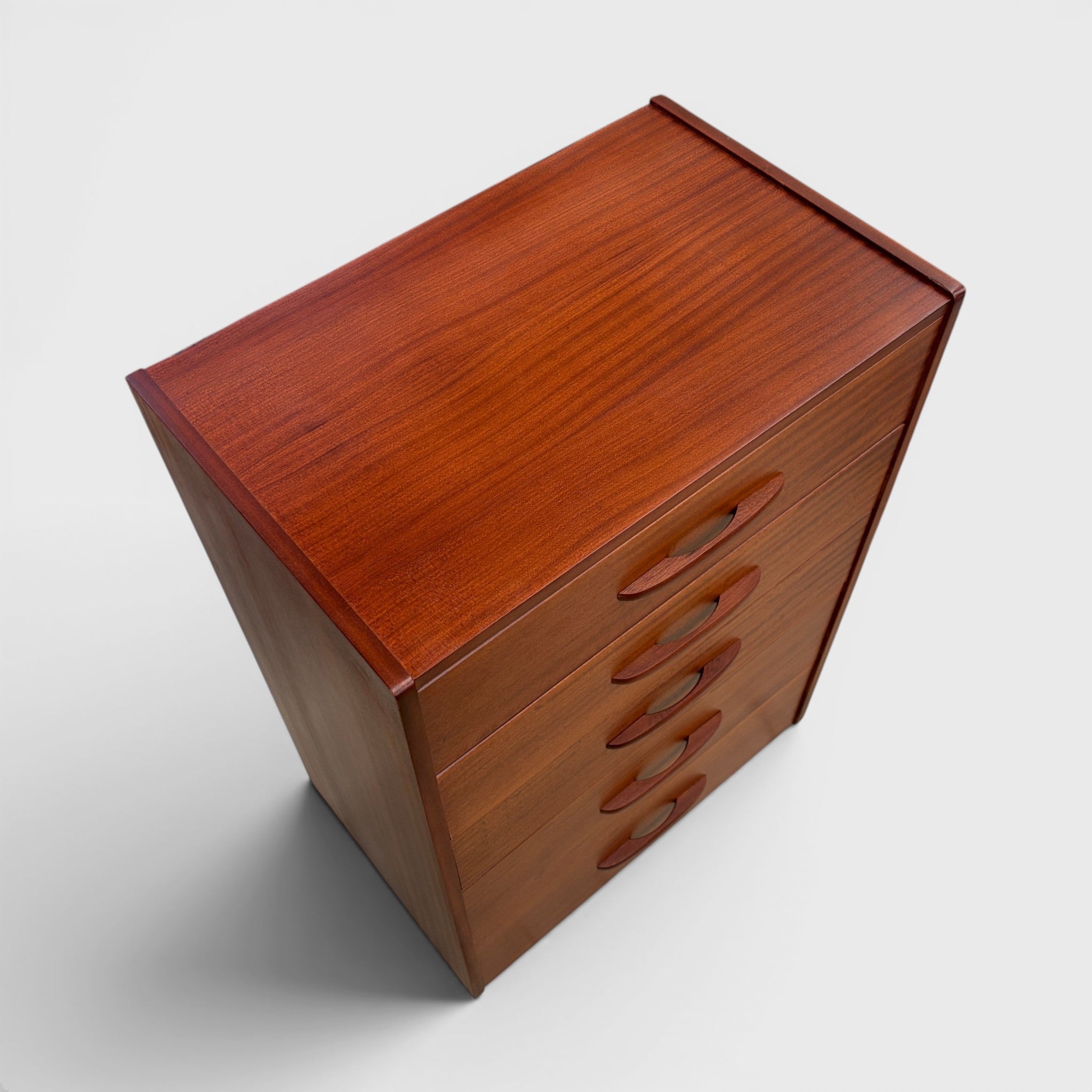 Mid-Century 5-Drawer Tallboy Chest
