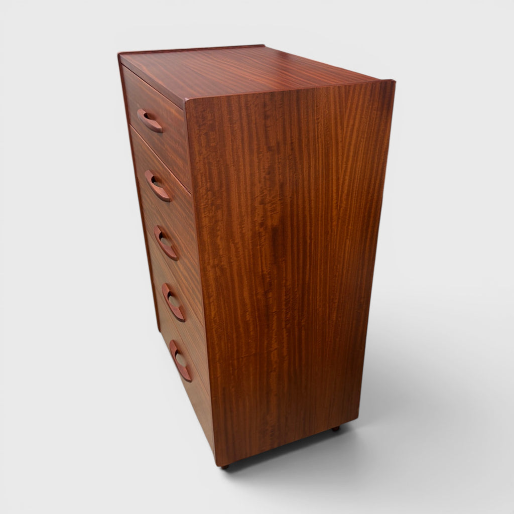 Mid-Century 5-Drawer Tallboy Chest