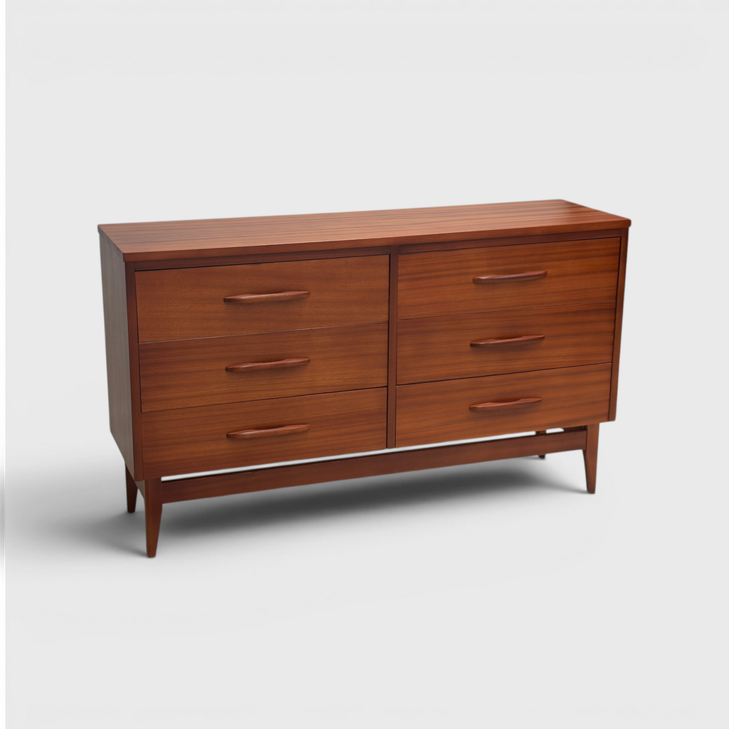 Mid-Century 6-Drawer Dresser
