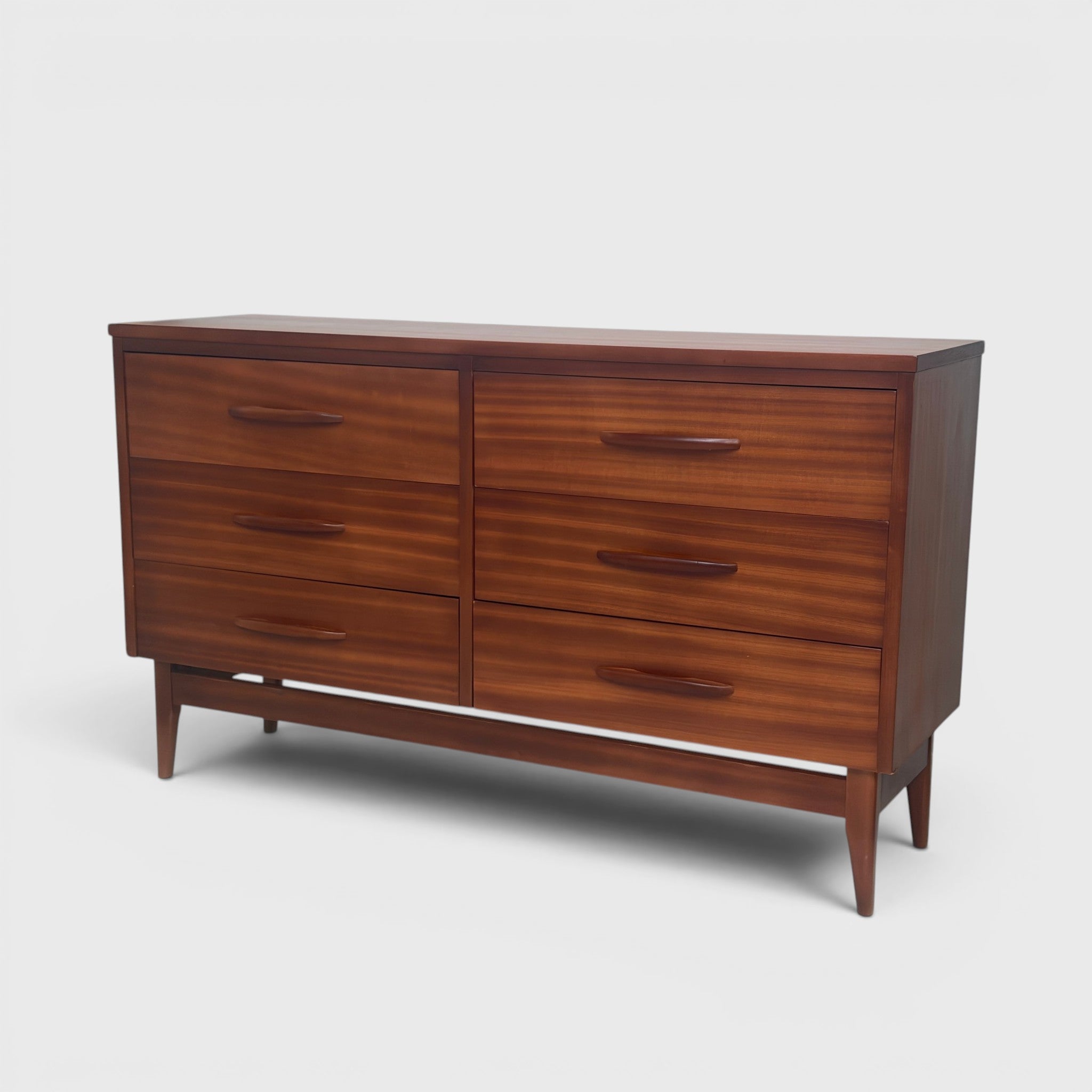 Mid-Century 6-Drawer Dresser