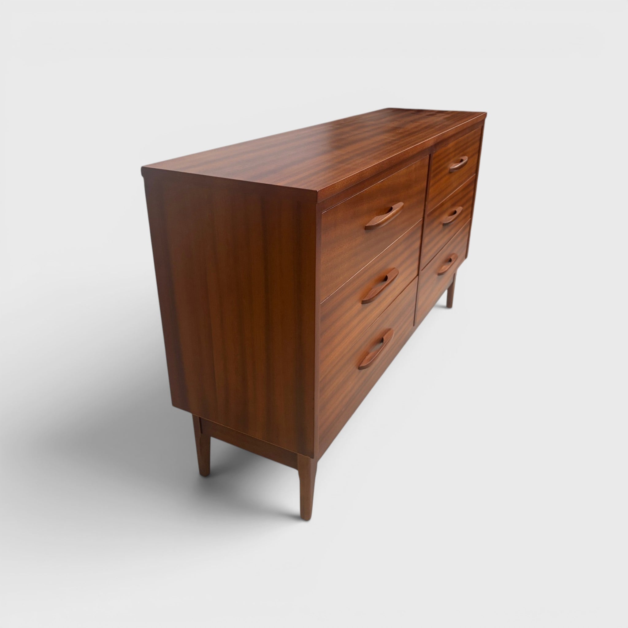 Mid-Century 6-Drawer Dresser