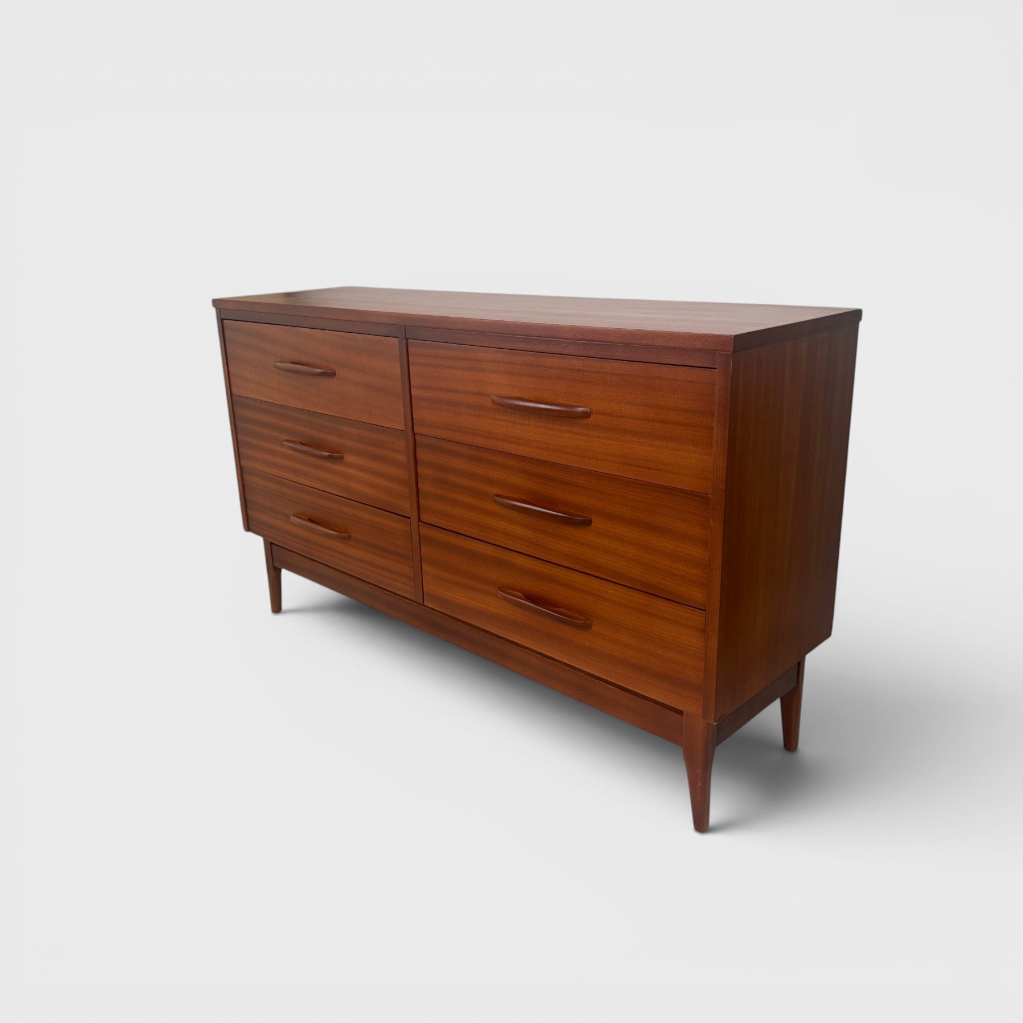 Mid-Century 6-Drawer Dresser