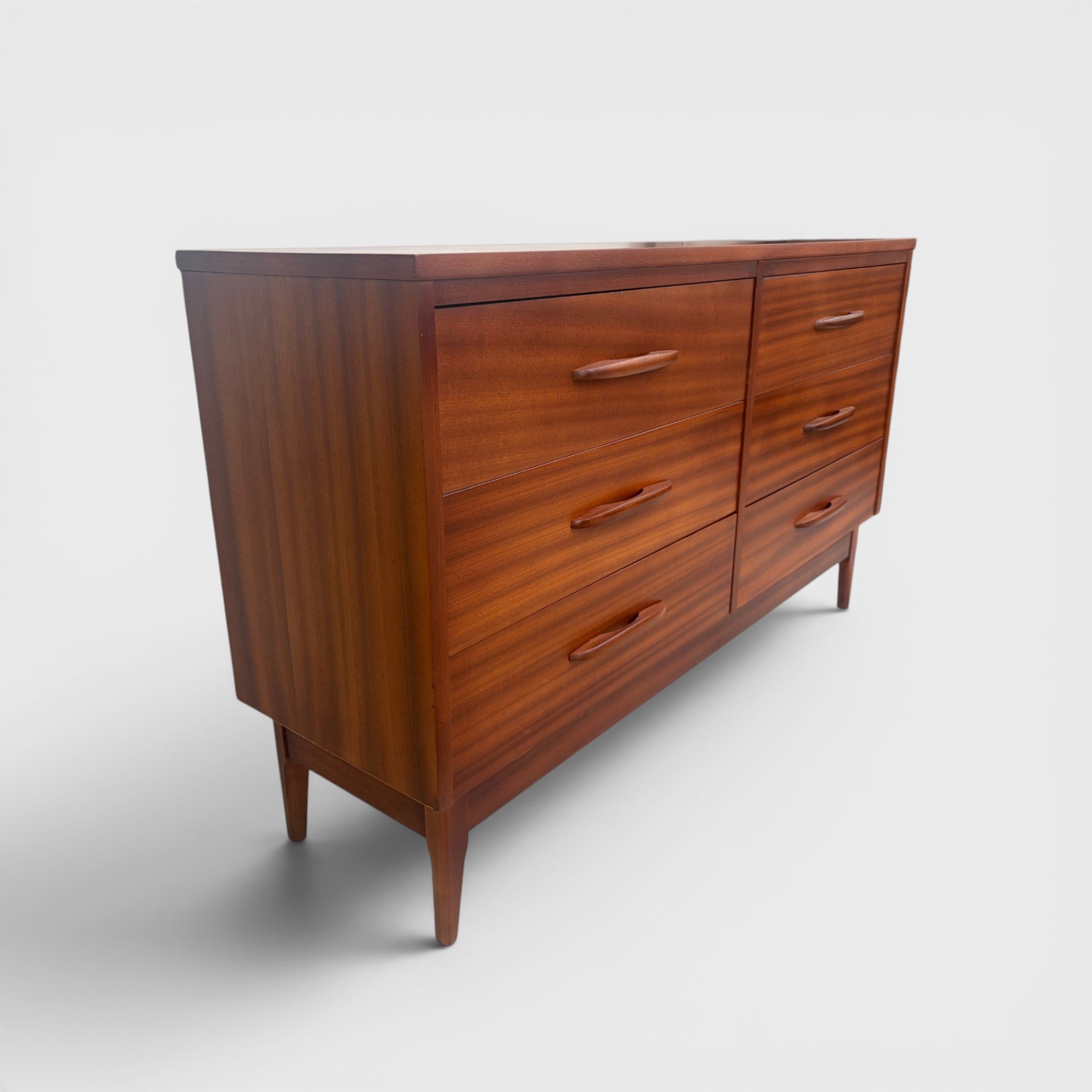 Mid-Century 6-Drawer Dresser
