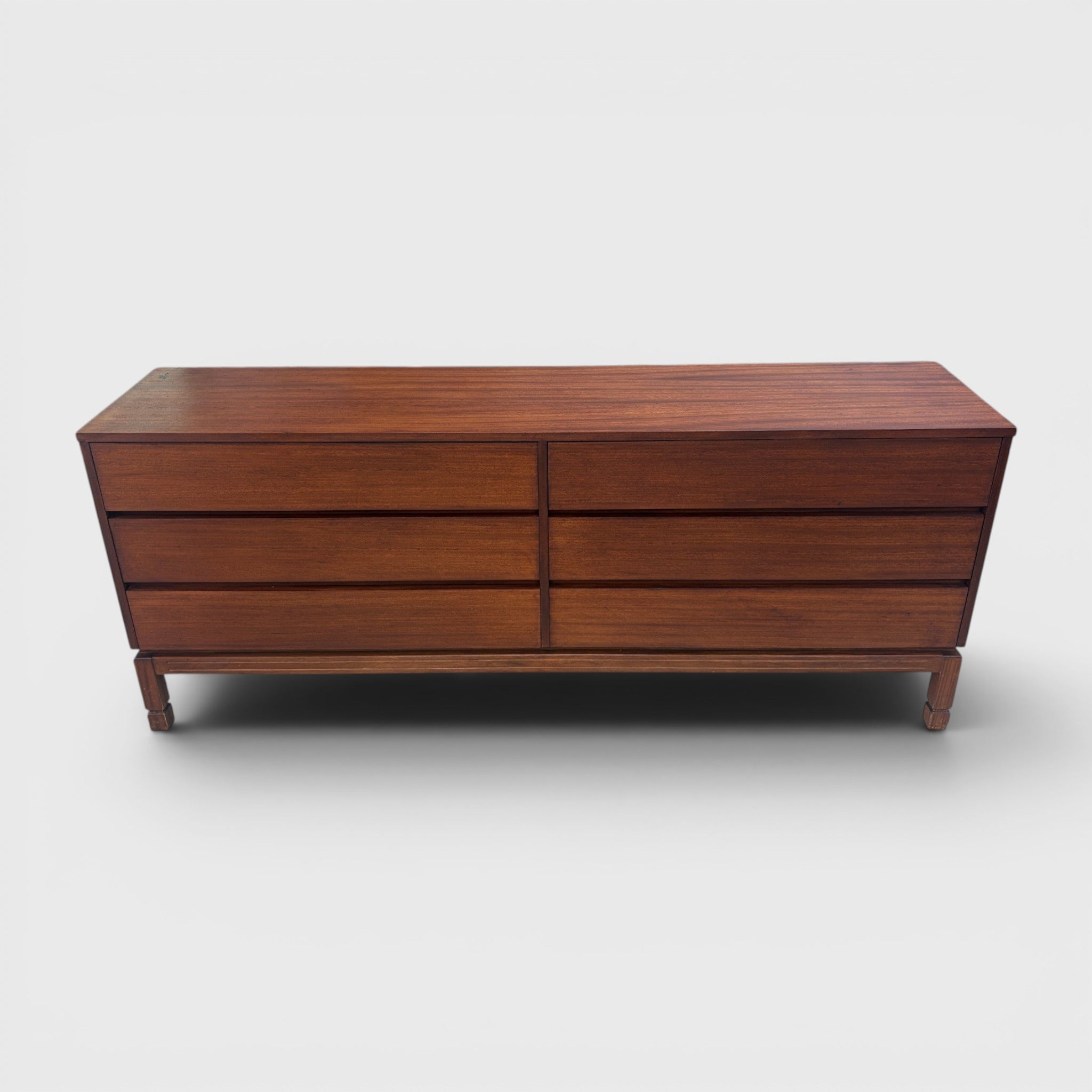 Mid Century 6 Draw Danske Mobler Lowboy