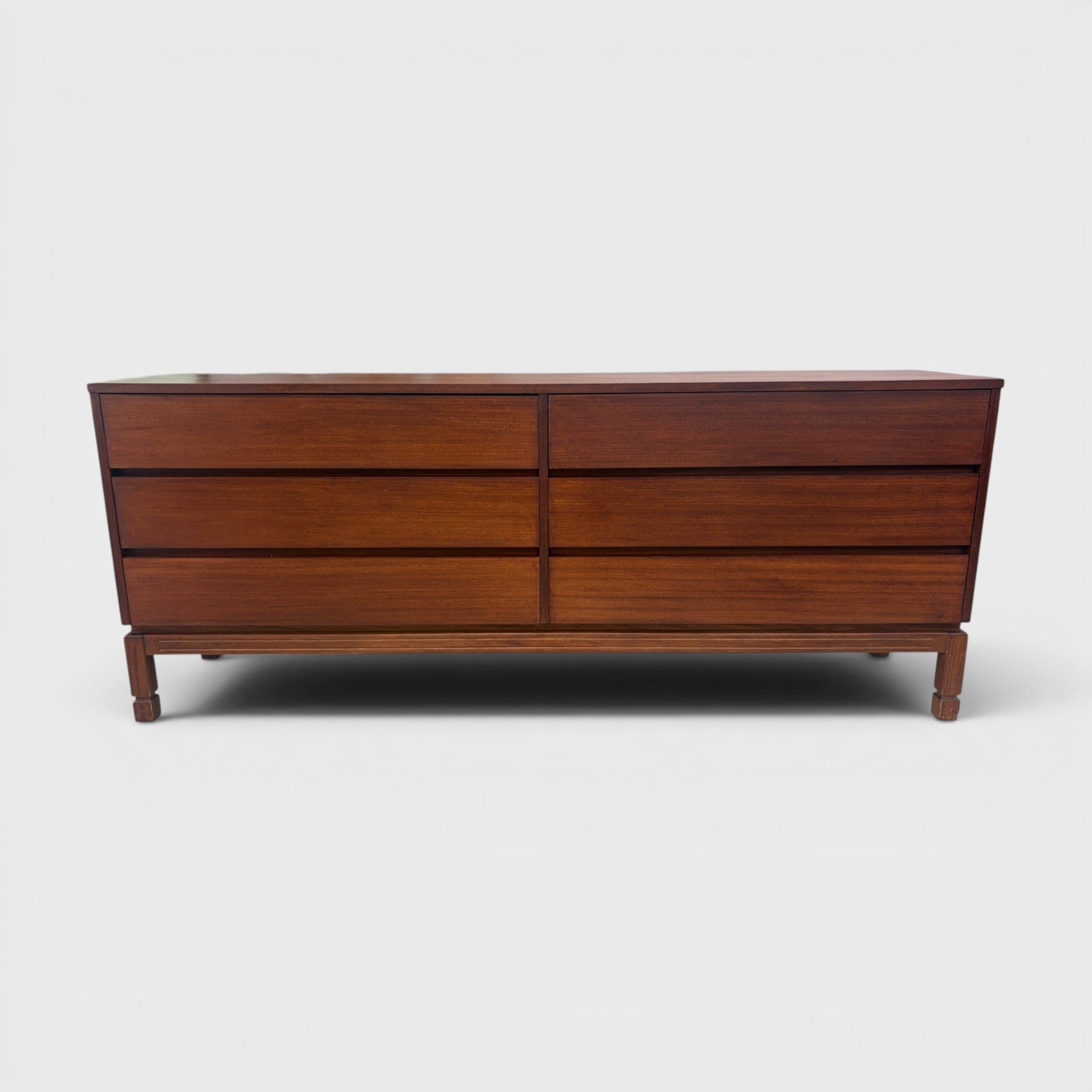 Mid Century 6 Draw Danske Mobler Lowboy