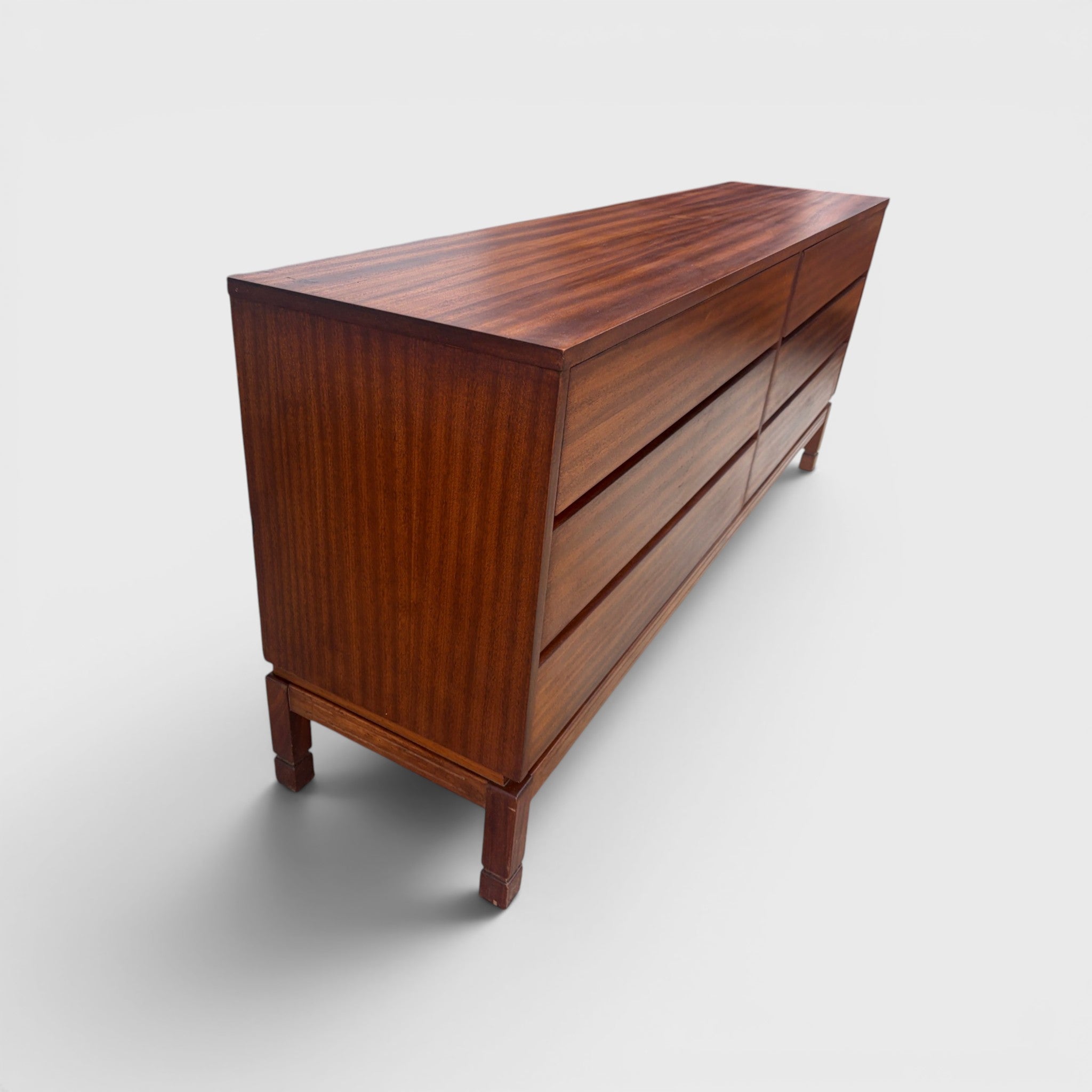 Mid Century 6 Draw Danske Mobler Lowboy