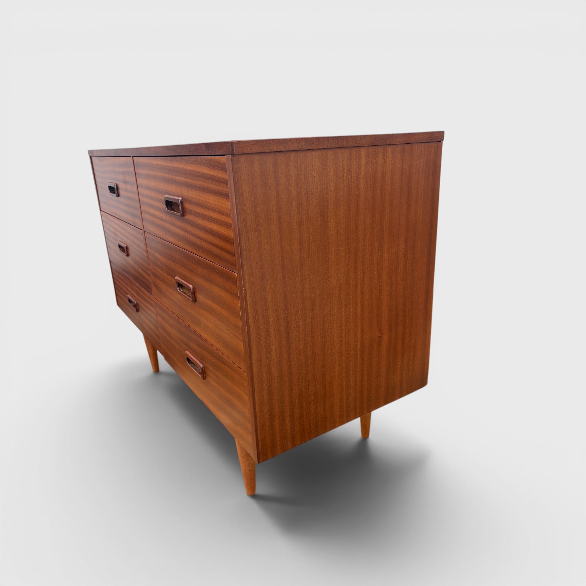 Mid-Century 6-Drawer Dresser