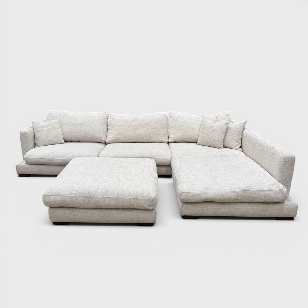 Freedom Long Island Couch + Ottoman - Alpha Natural