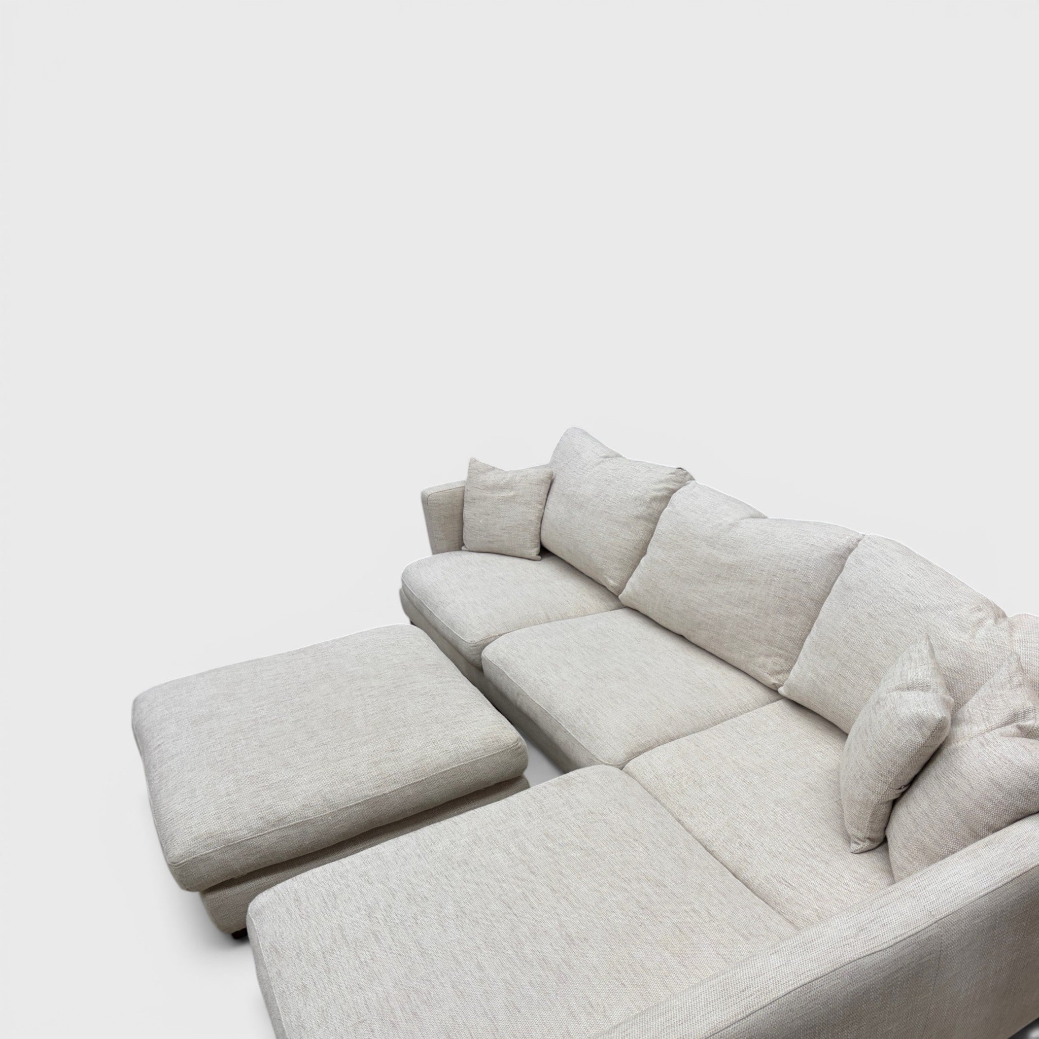 Freedom Long Island Couch + Ottoman - Alpha Natural