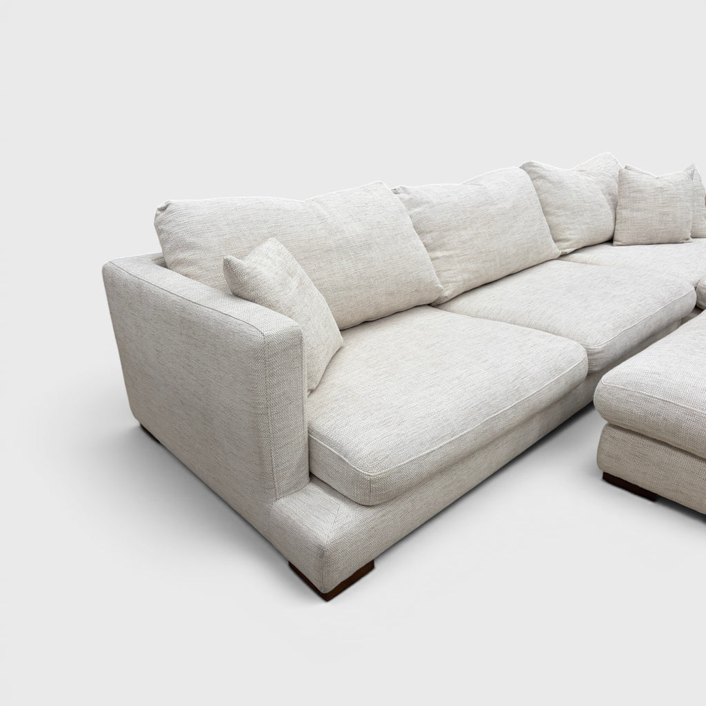 Freedom Long Island Couch + Ottoman - Alpha Natural