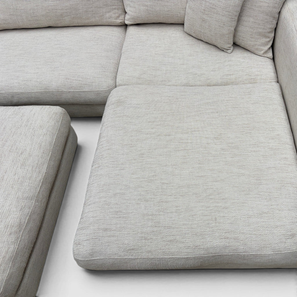 Freedom Long Island Couch + Ottoman - Alpha Natural