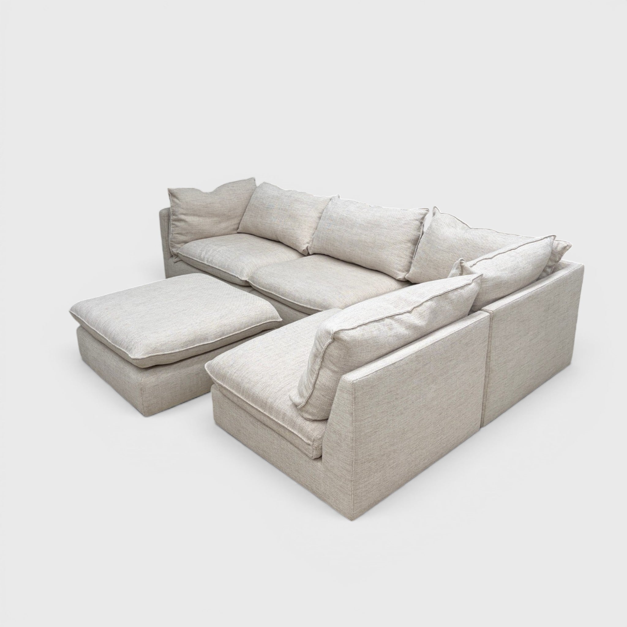 Freedom Sorrento 5-Piece Modular Couch - Alpha Natural