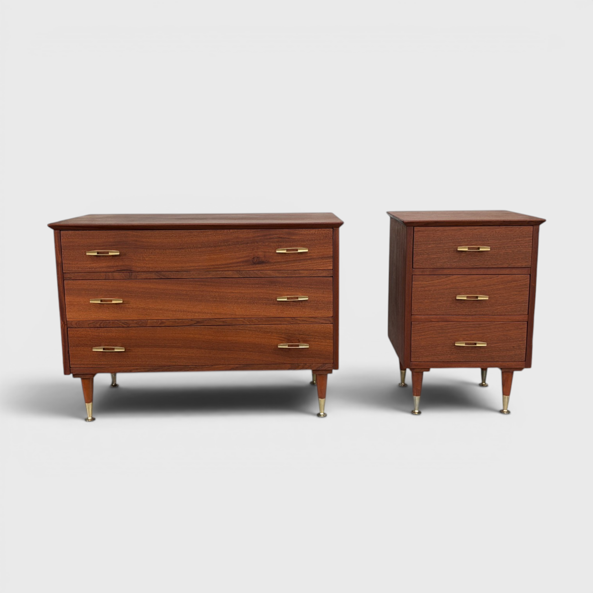 Mid-Century Bedroom Drawers Set
