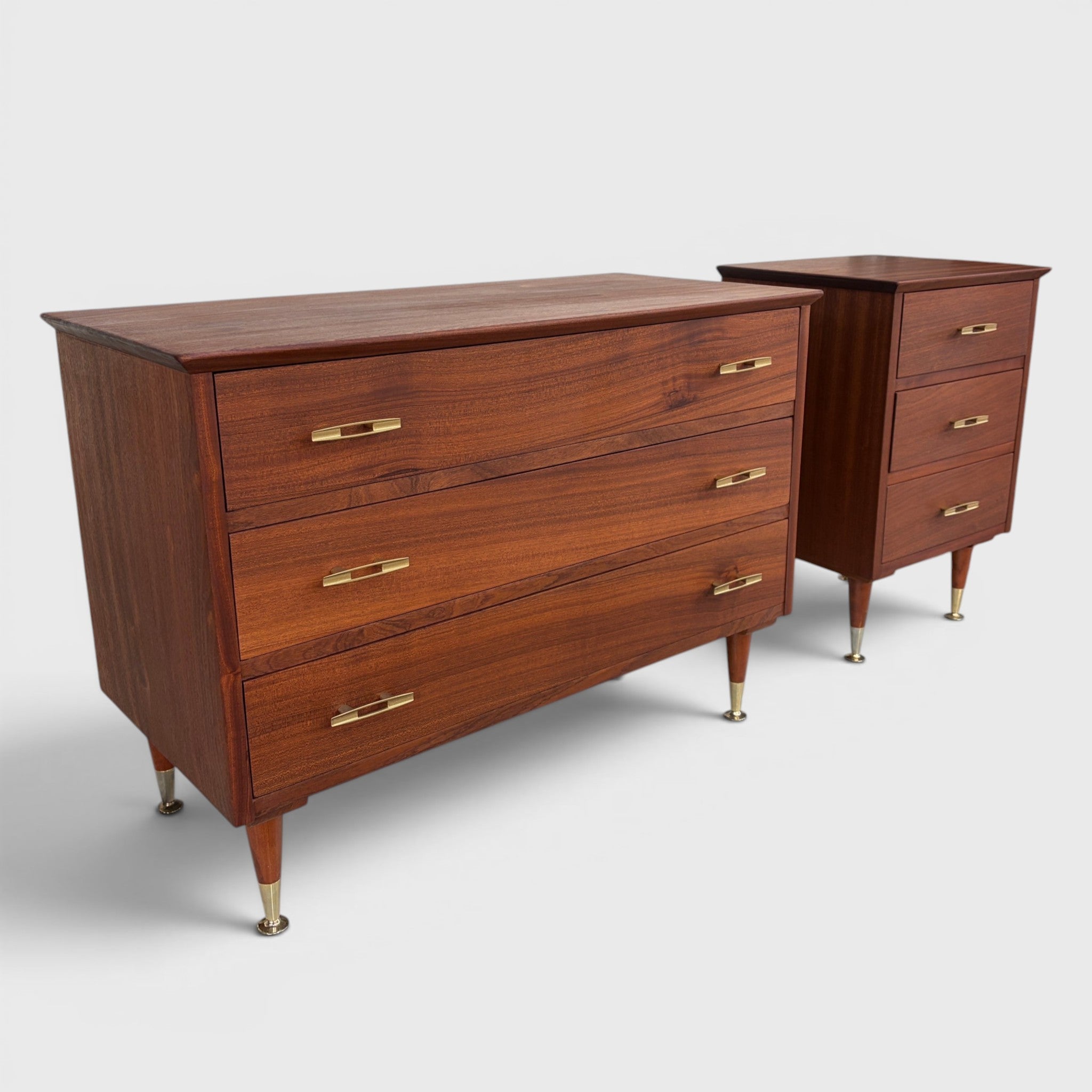 Mid-Century Bedroom Drawers Set