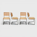 Cesca Breuer Dining Chair 4x - Natural