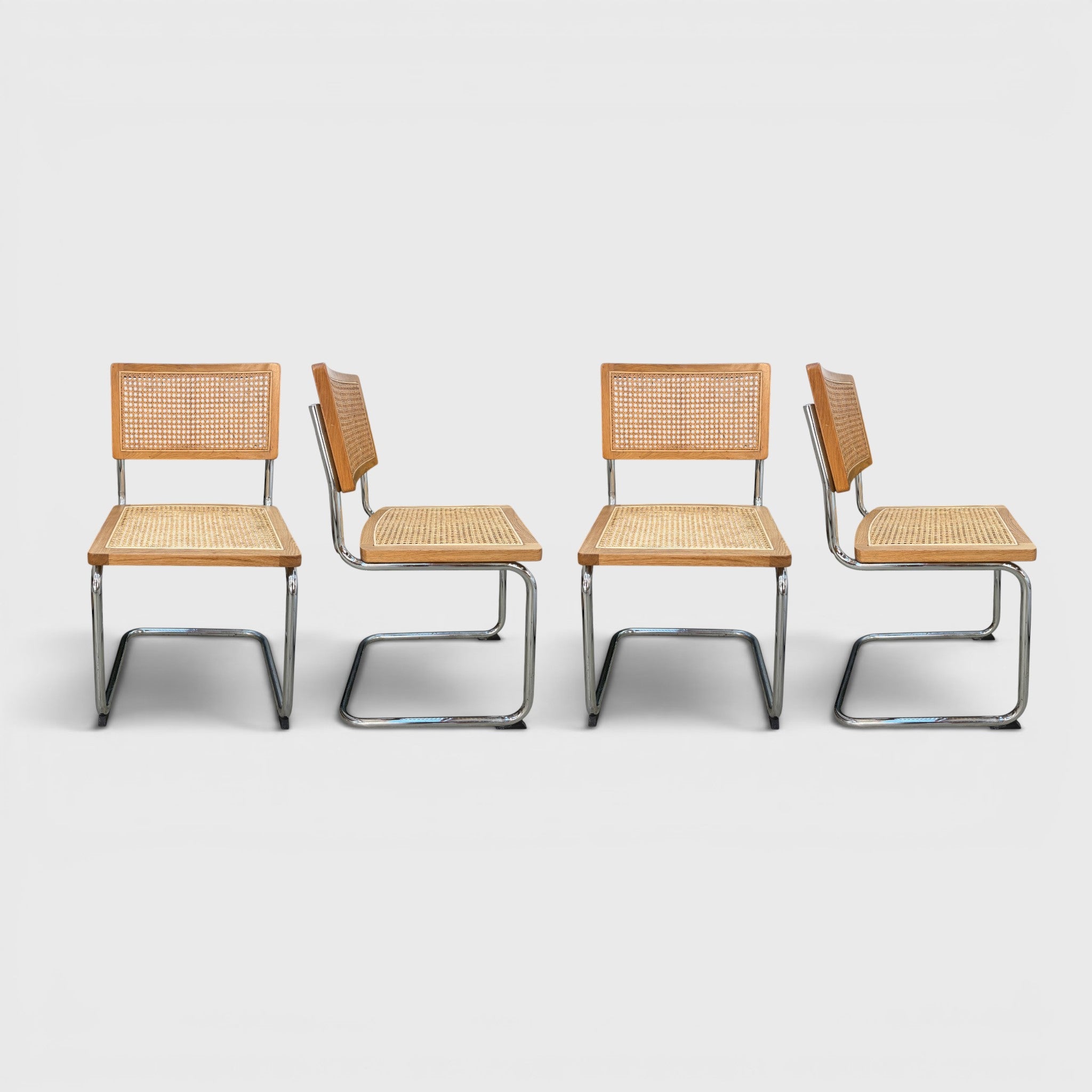 Cesca Breuer Dining Chair 4x - Natural