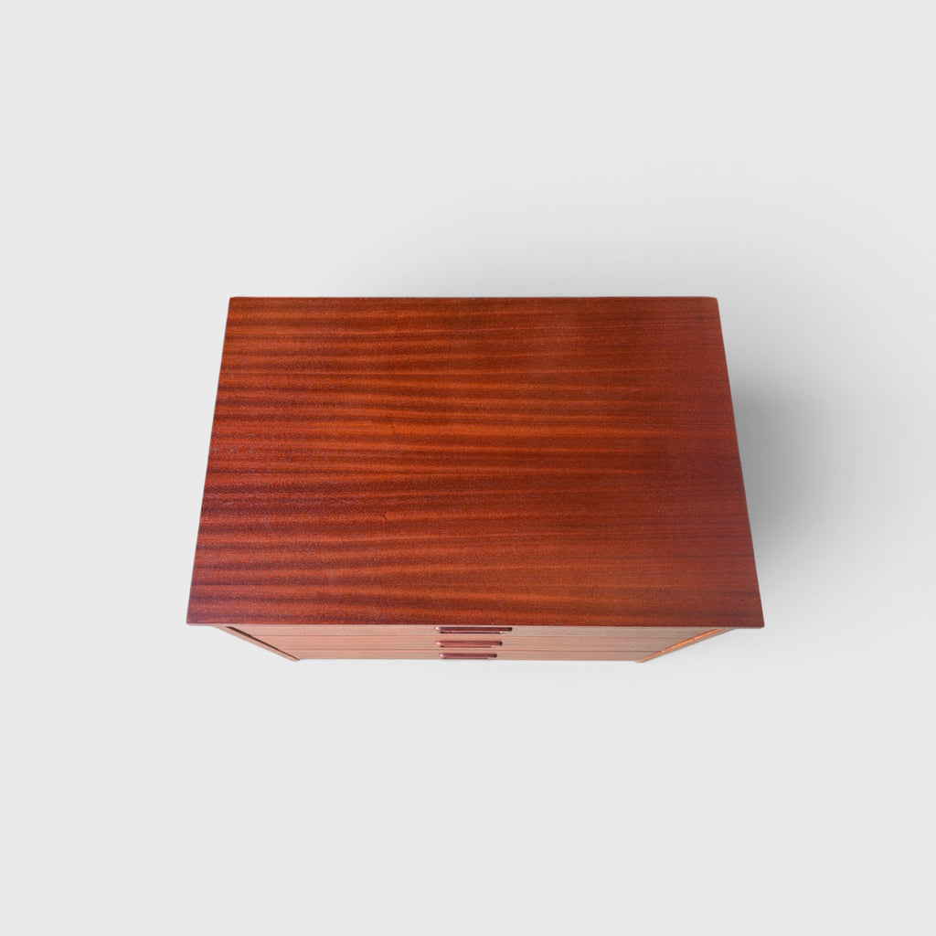 Mid-Century 3 Draw Bedside Table