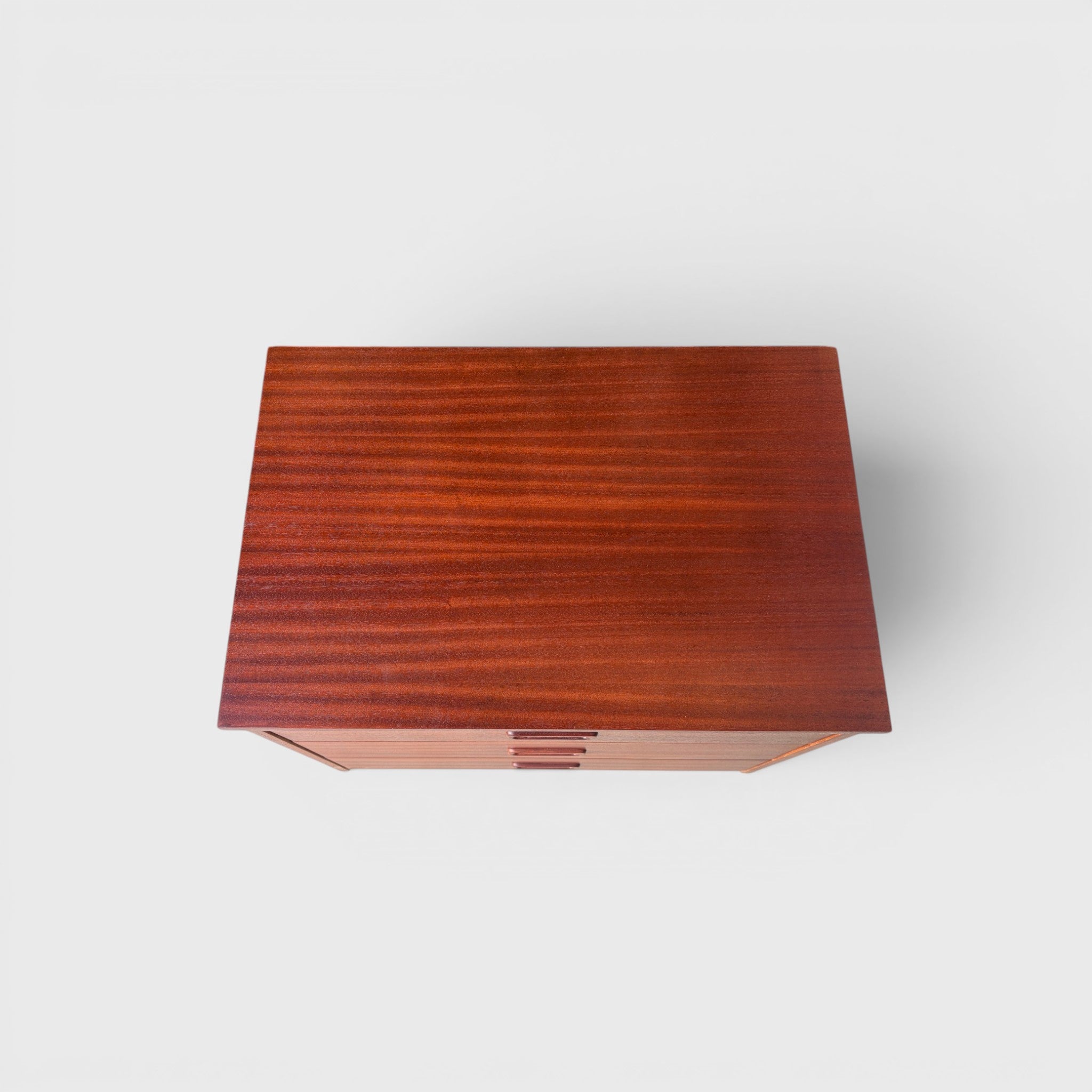 Mid-Century 3 Draw Bedside Table