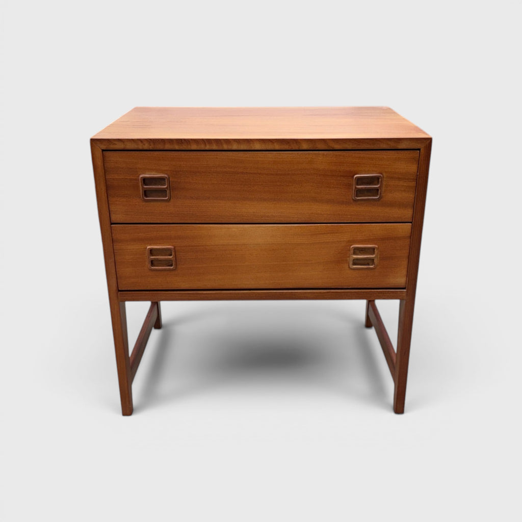 Mid-Century 2 Draw Bedside Table by Rudi Schwarz