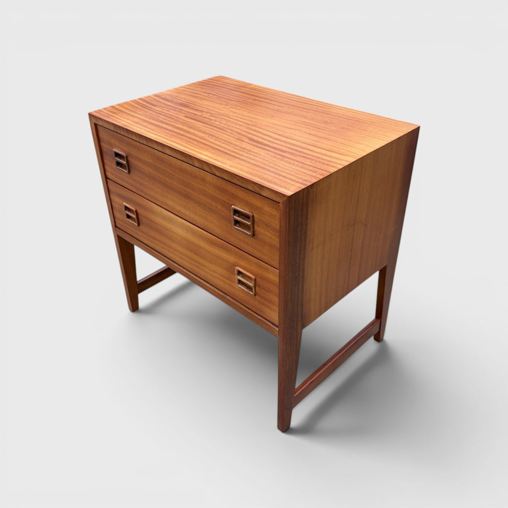 Mid-Century 2 Draw Bedside Table by Rudi Schwarz