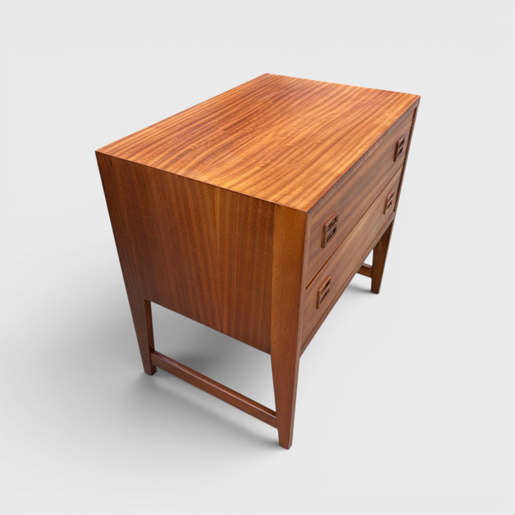 Mid-Century 2 Draw Bedside Table by Rudi Schwarz