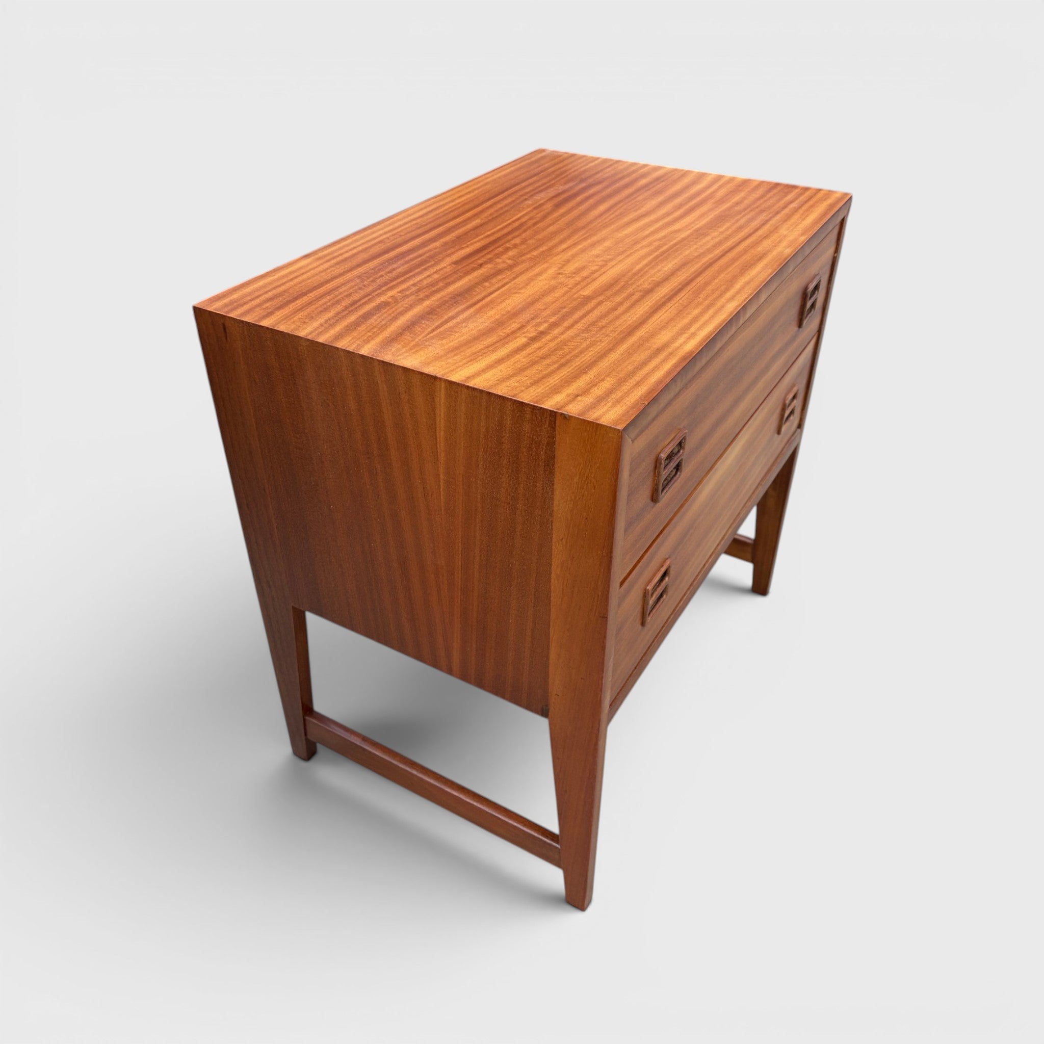 Mid-Century 2 Draw Bedside Table by Rudi Schwarz