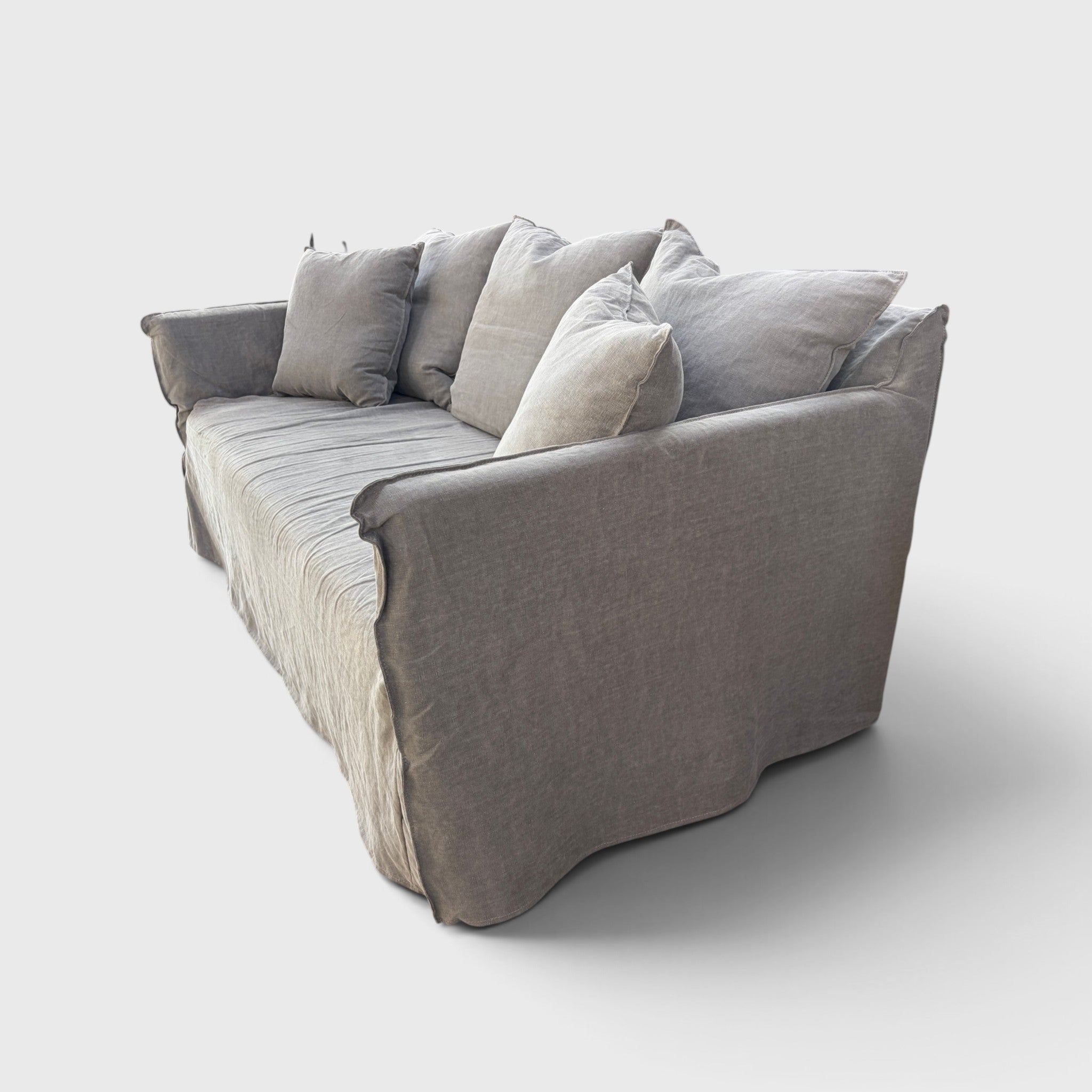 Bauhaus Joe Sofa - 1.8m Grey