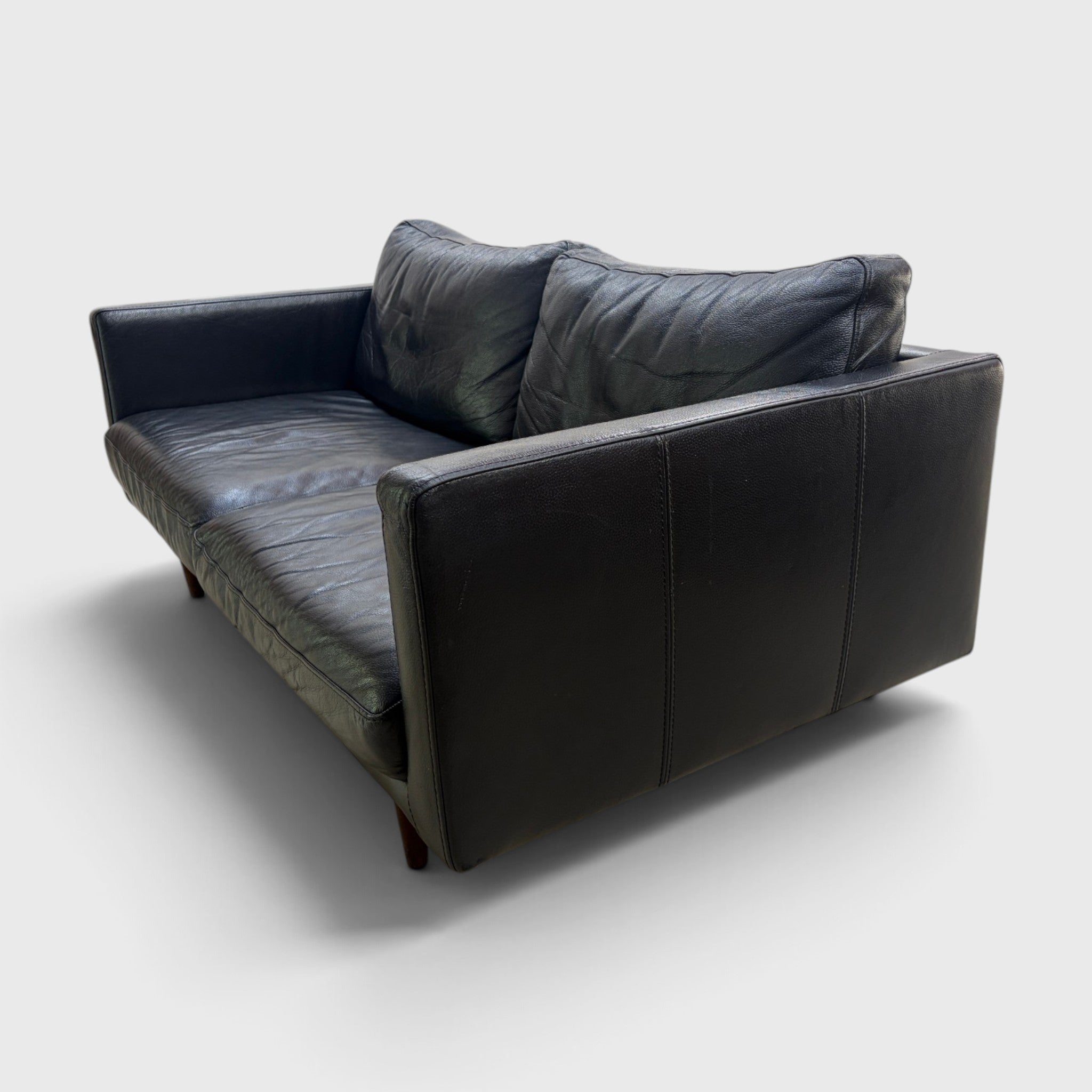 Freedom Docklands 2 Seater Leather Couch